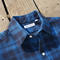 gustin #550 navy cobalt flannel