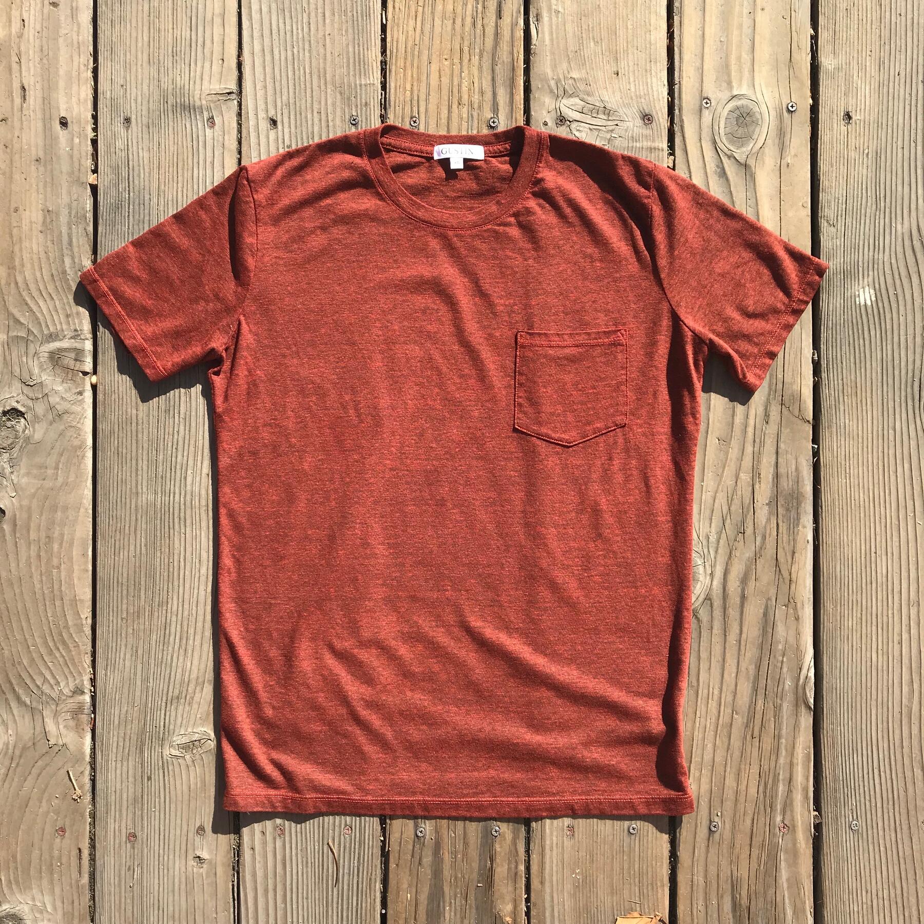 gustin usa heather pocket t-shirt - 8pk