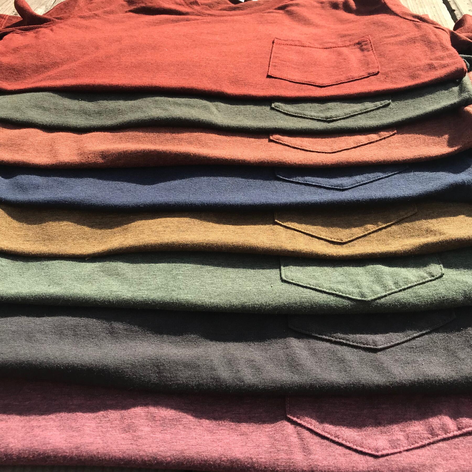 gustin usa heather pocket t-shirt - 8pk