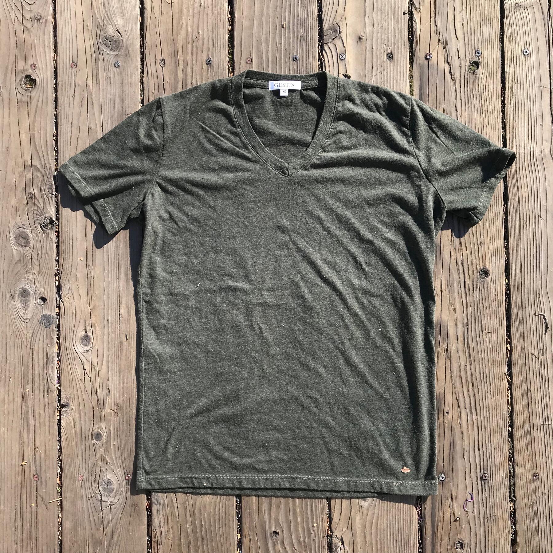 gustin usa heather v-neck 3pk (oxblood, gunmetal, pine)