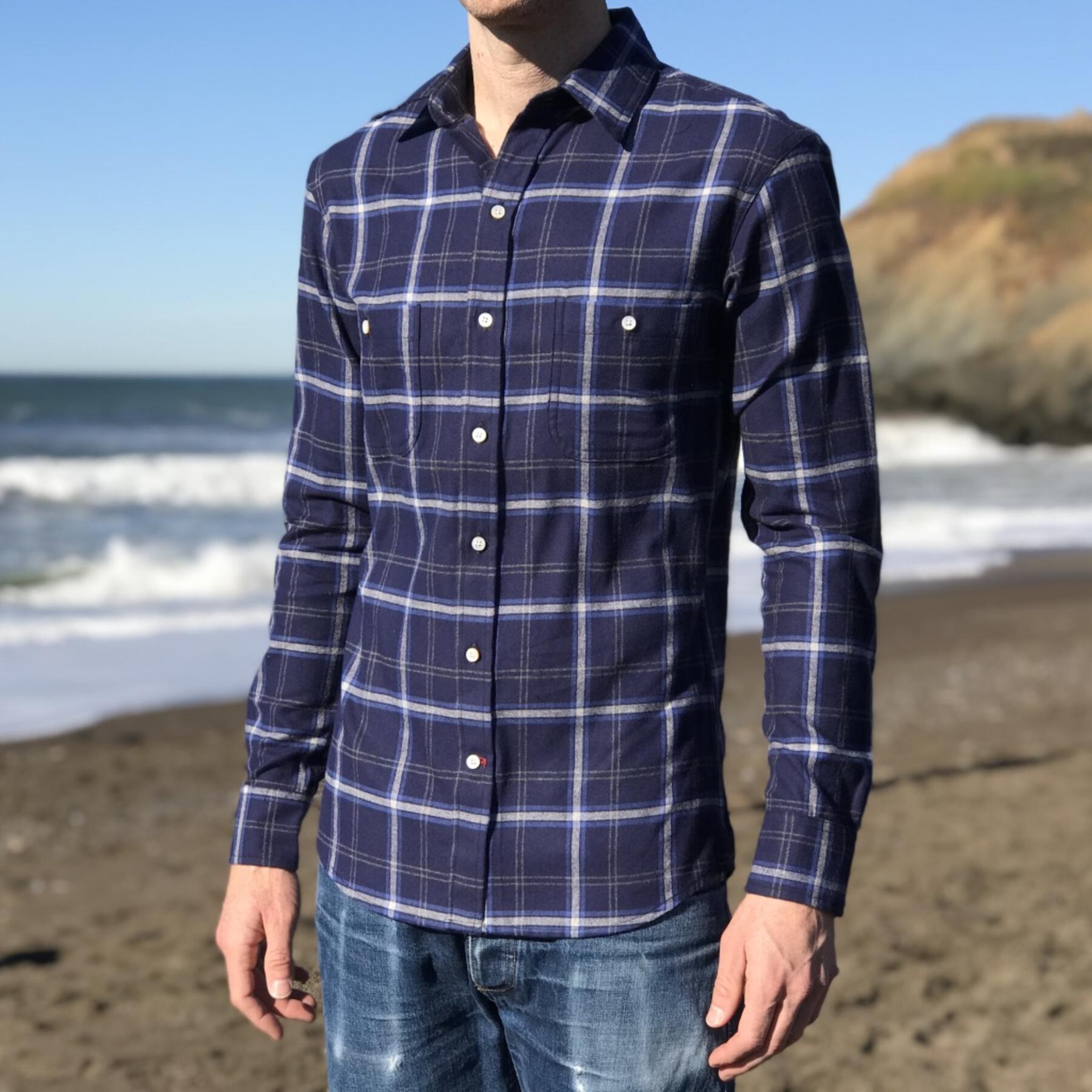gustin #551 royal flannel