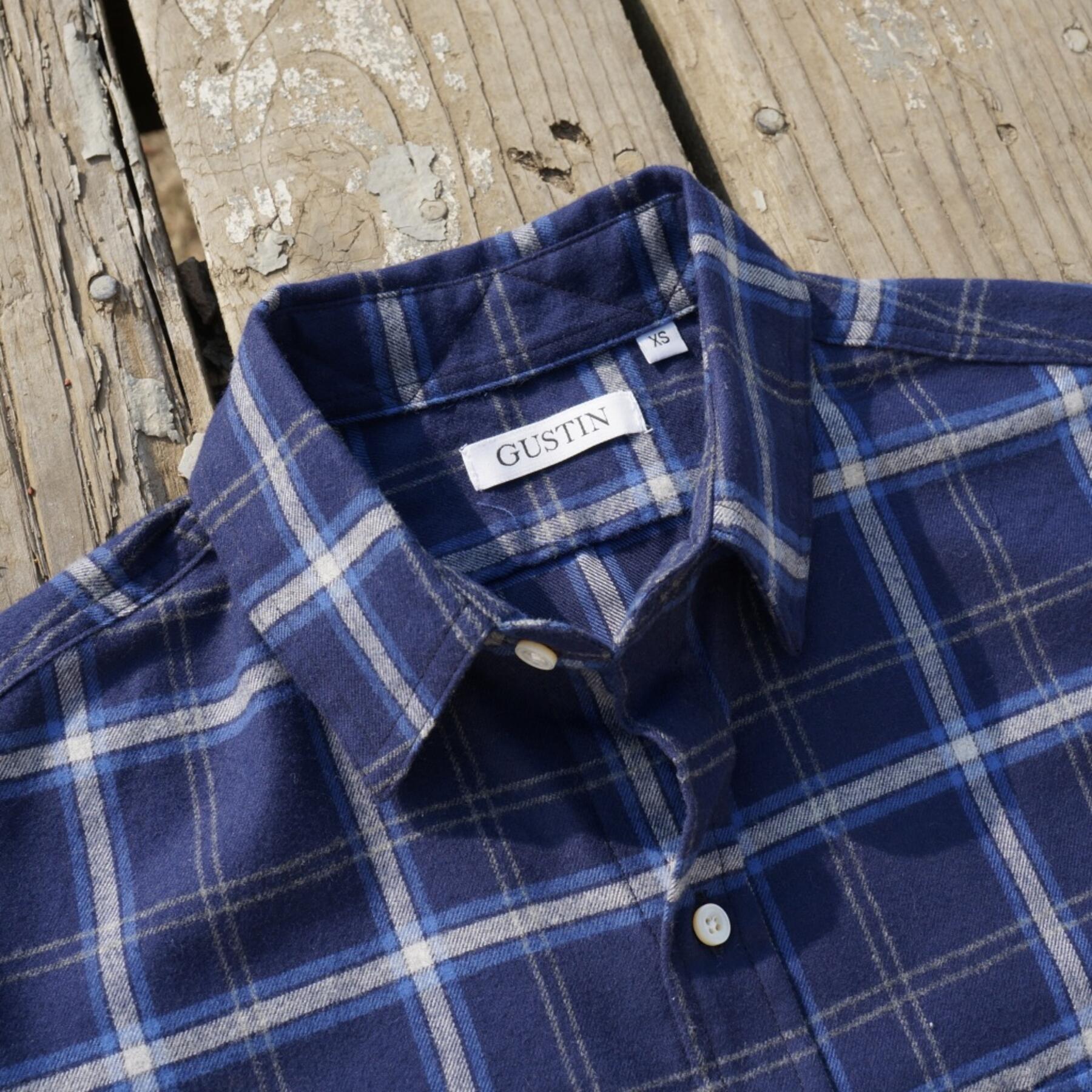 gustin #551 royal flannel