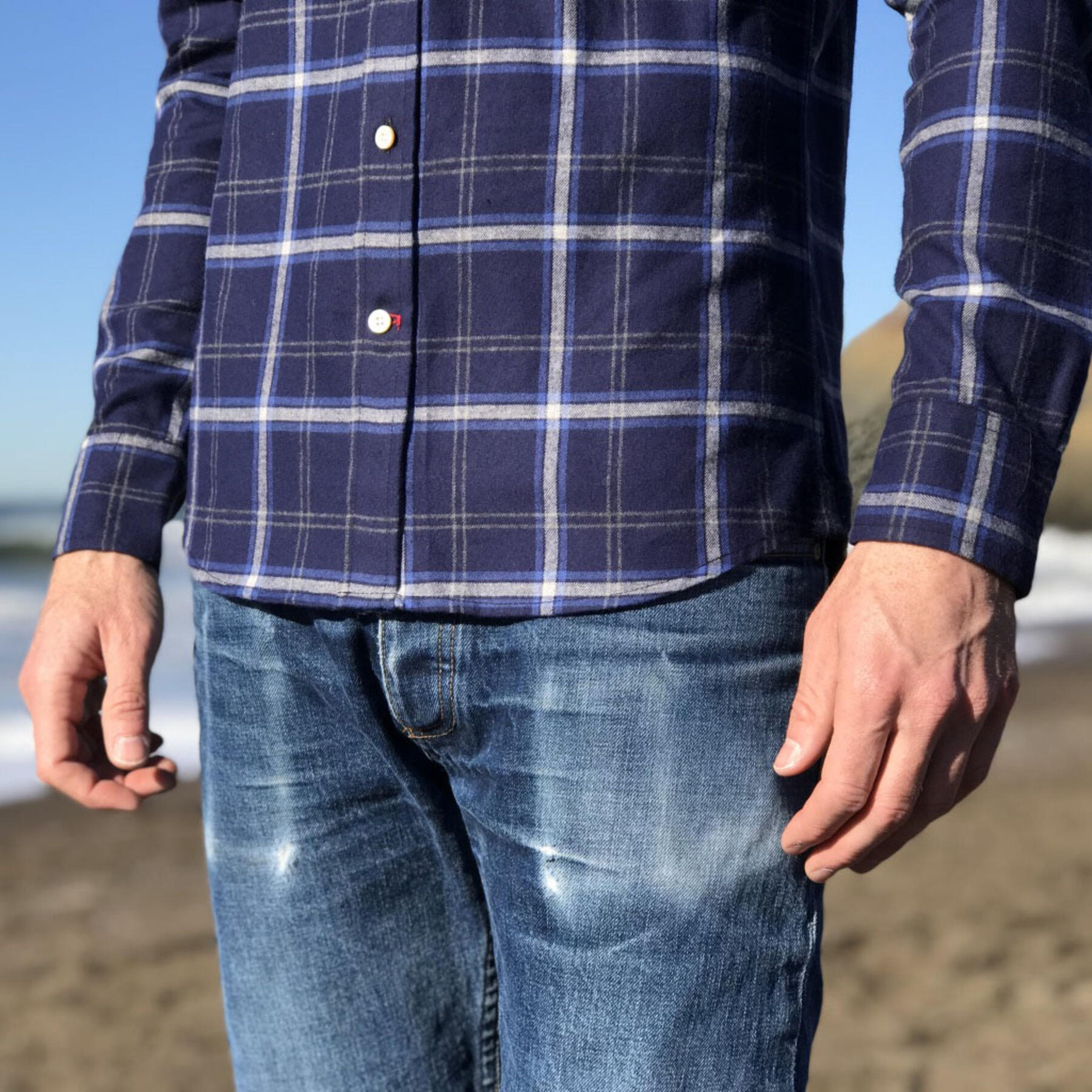 gustin #551 royal flannel