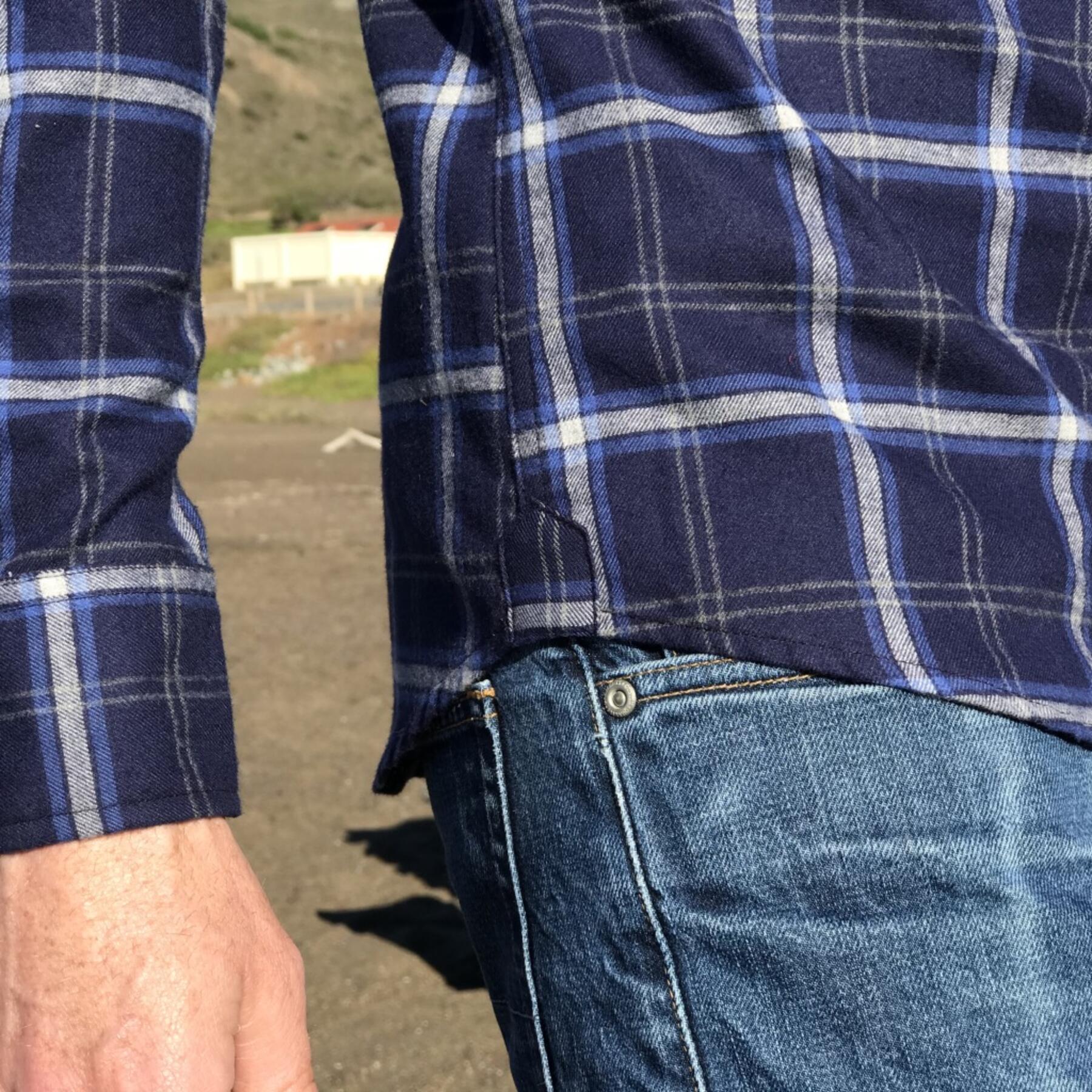gustin #551 royal flannel