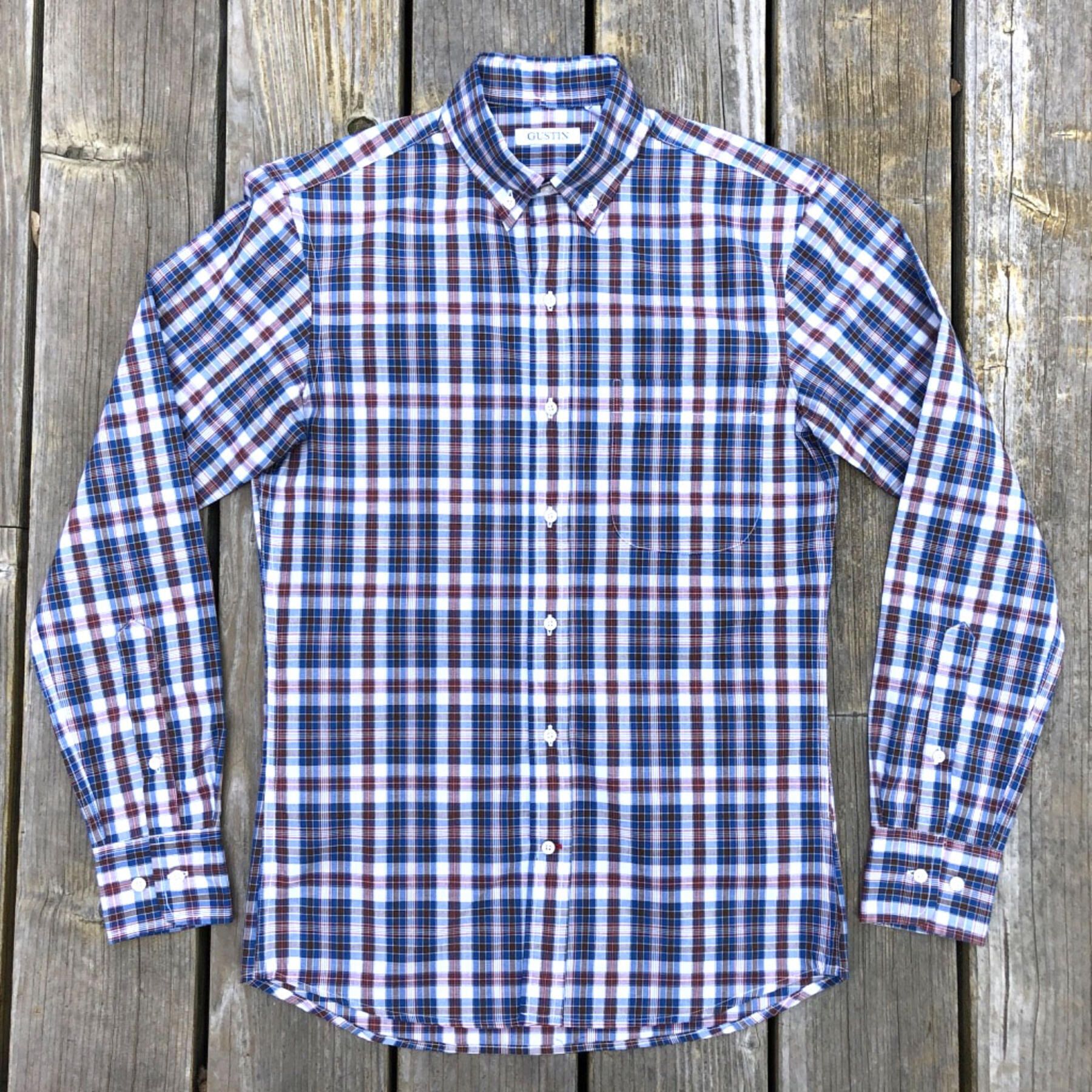 gustin #33 ultramarine plaid