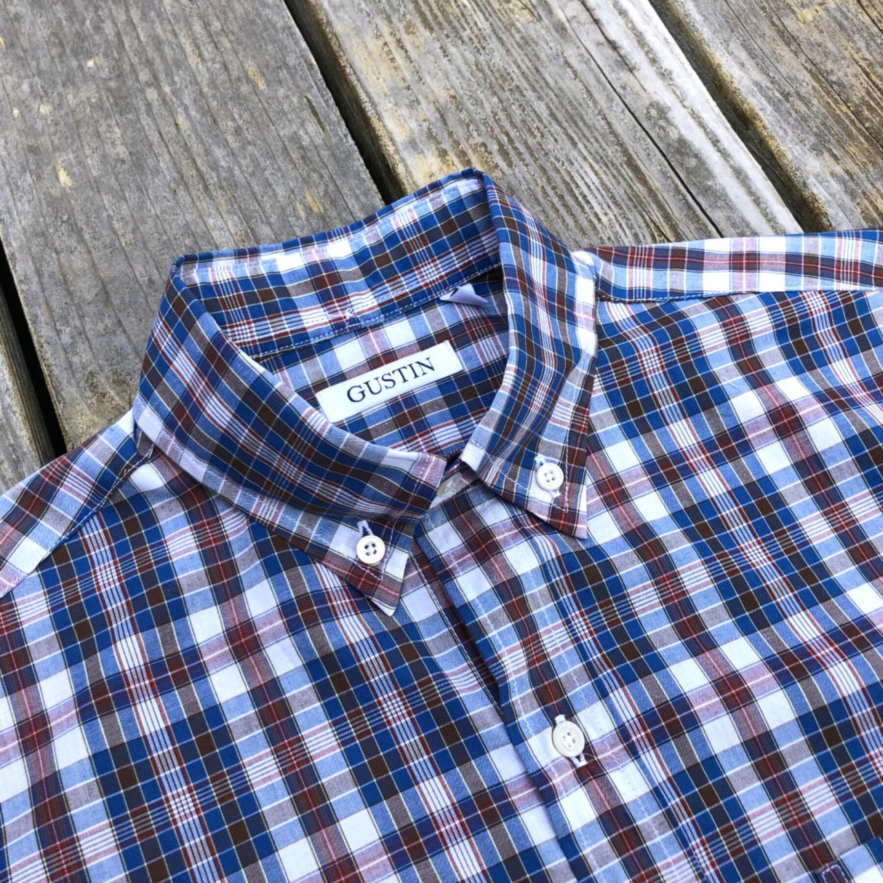 gustin #33 ultramarine plaid
