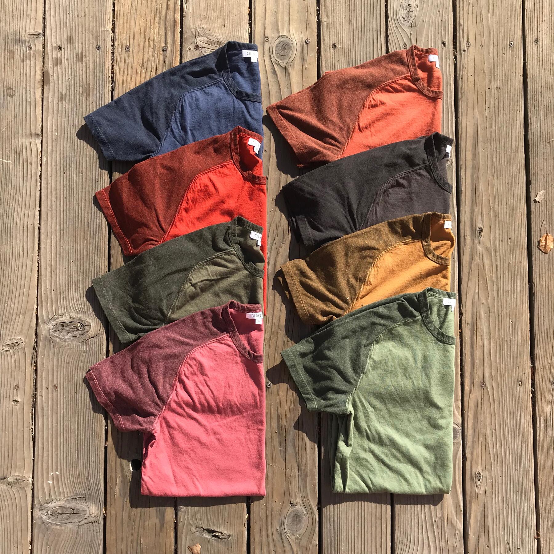 gustin raglan t-shirt 8 pack