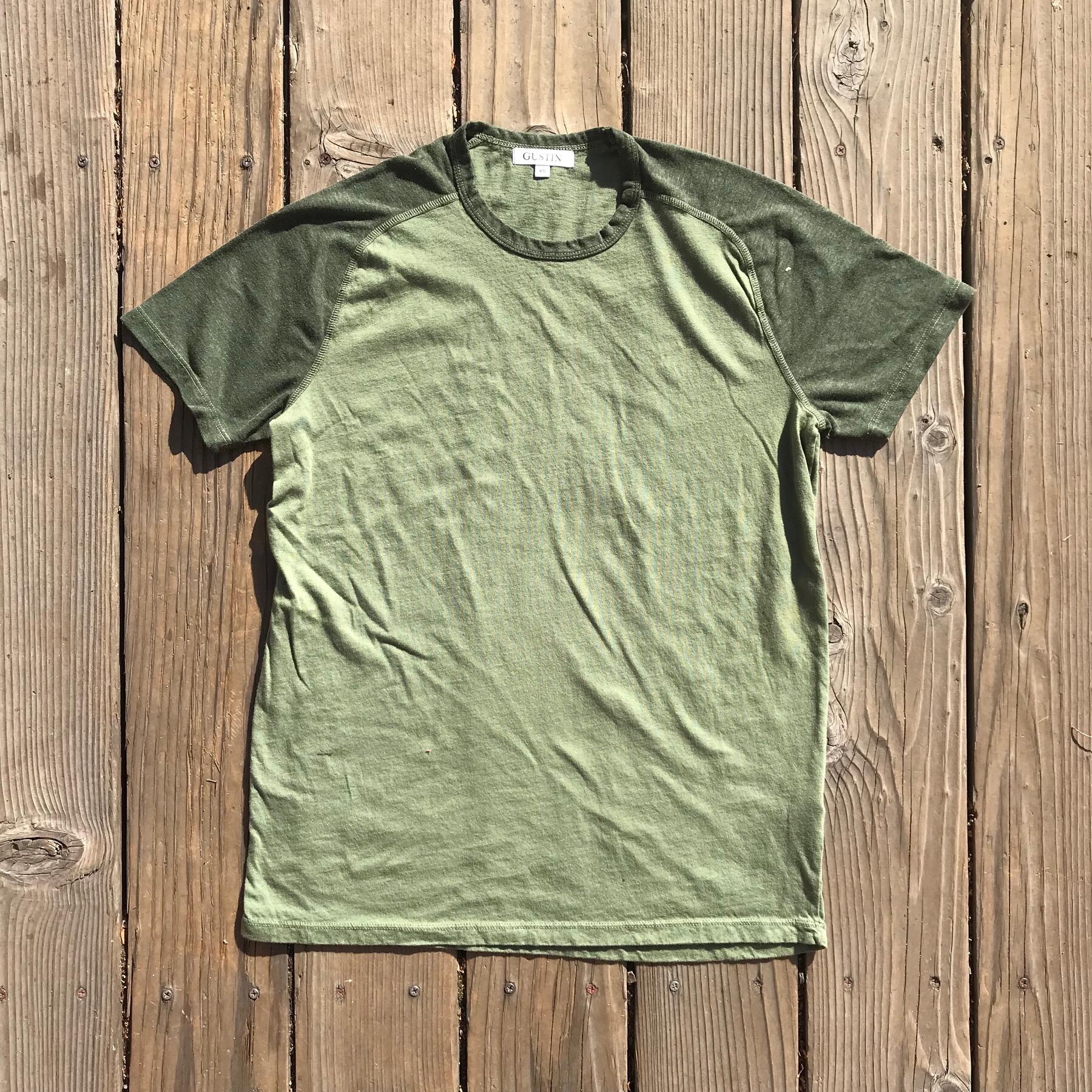 gustin raglan t-shirt 3pk (navy, camel, cypress)