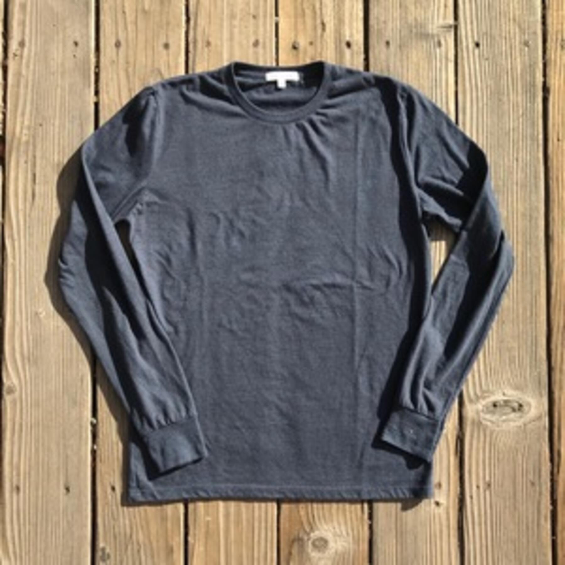 gustin usa heather long sleeve t-shirt 2pk (navy, gunmetal)