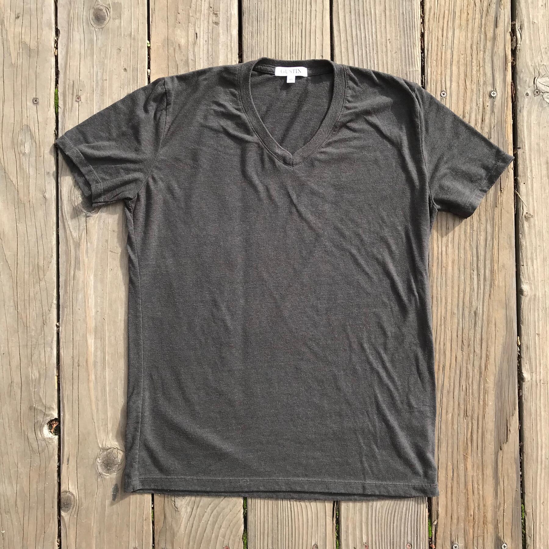 gustin usa heather v-neck t-shirt 8 pack