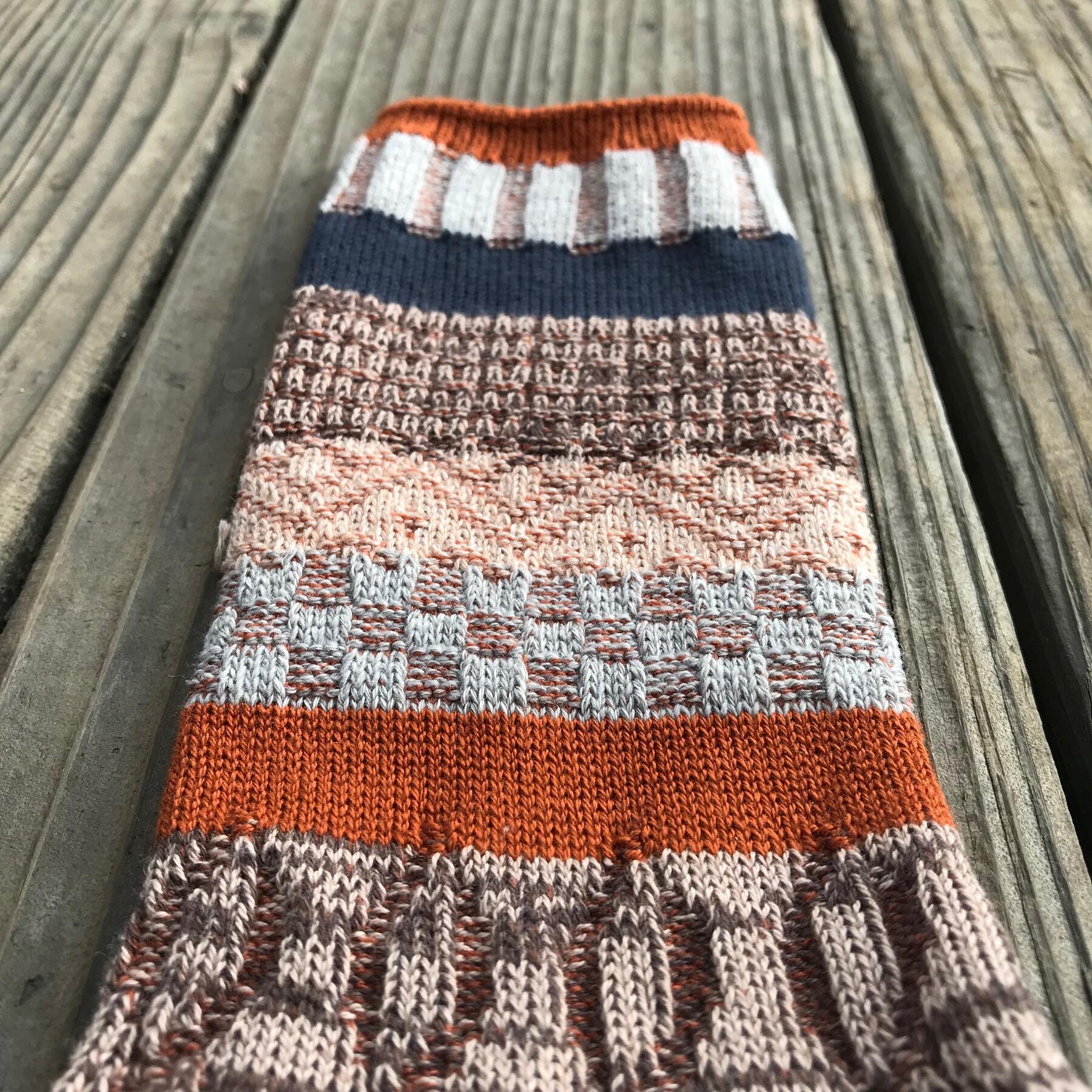 gustin japan vintage jacquard sock 2 pack
