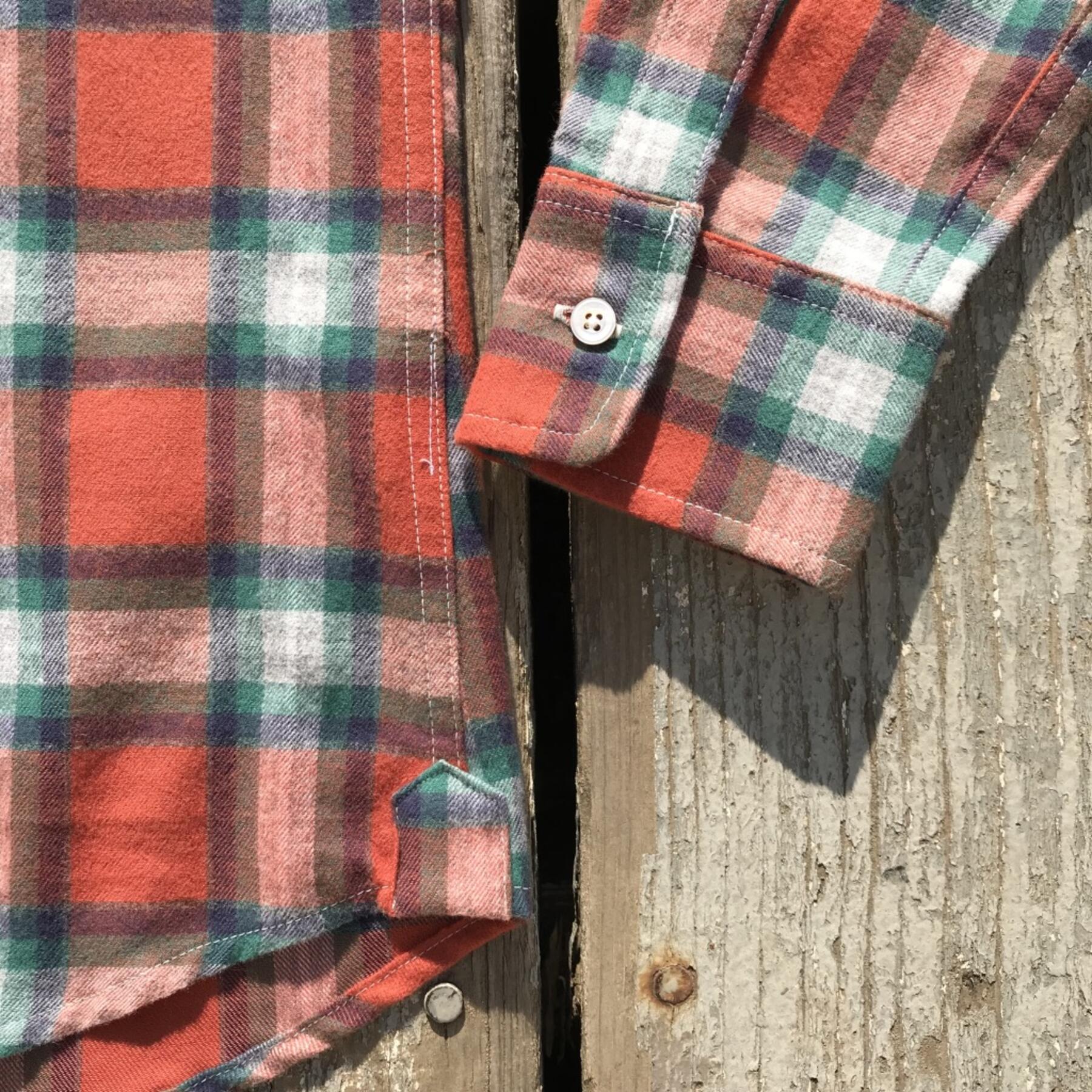 gustin #558 orange moss flannel