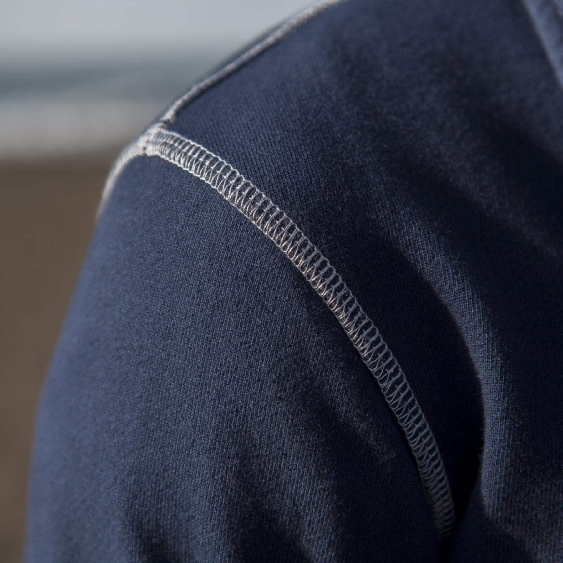 gustin half zip sweatshirt - navy