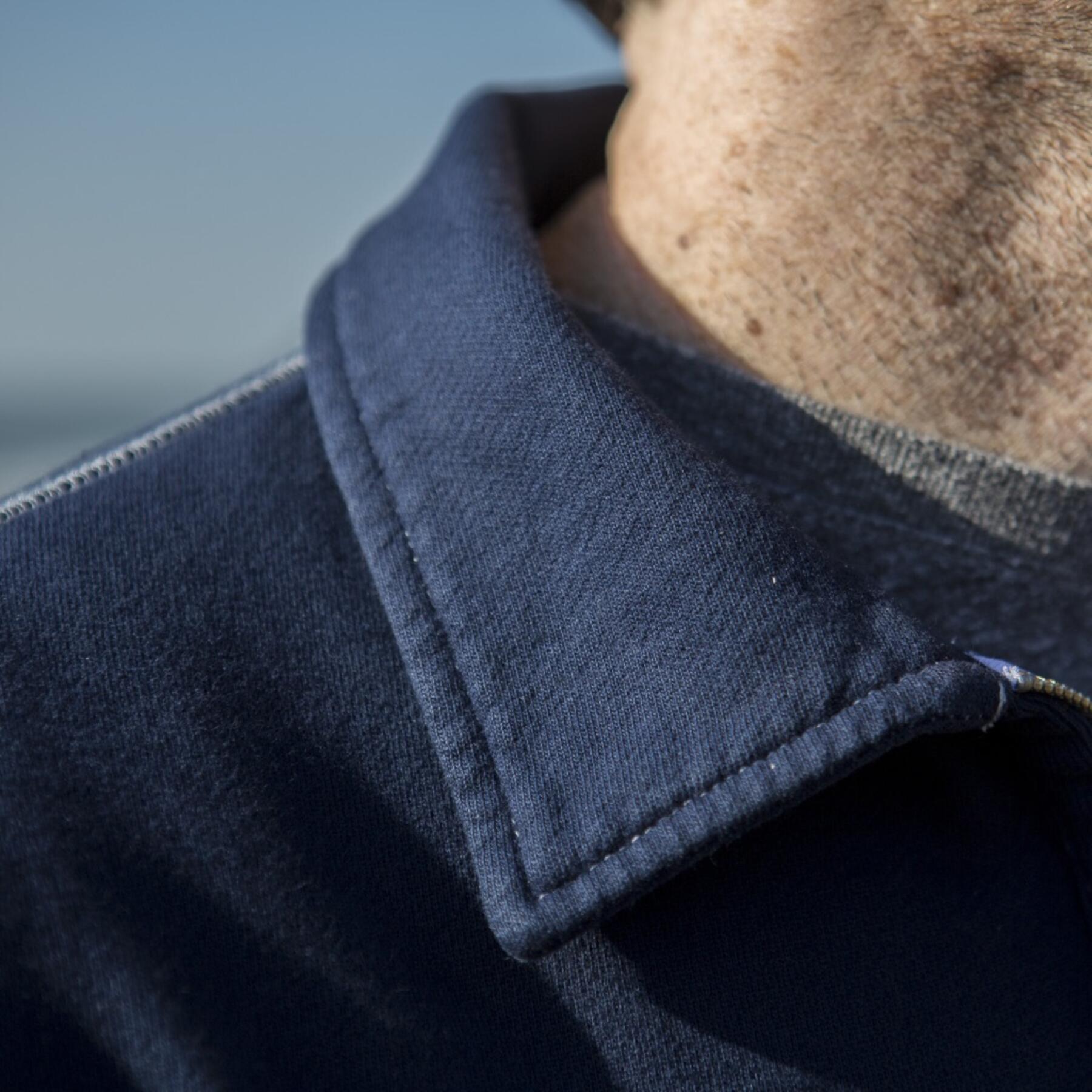 gustin half zip sweatshirt - navy