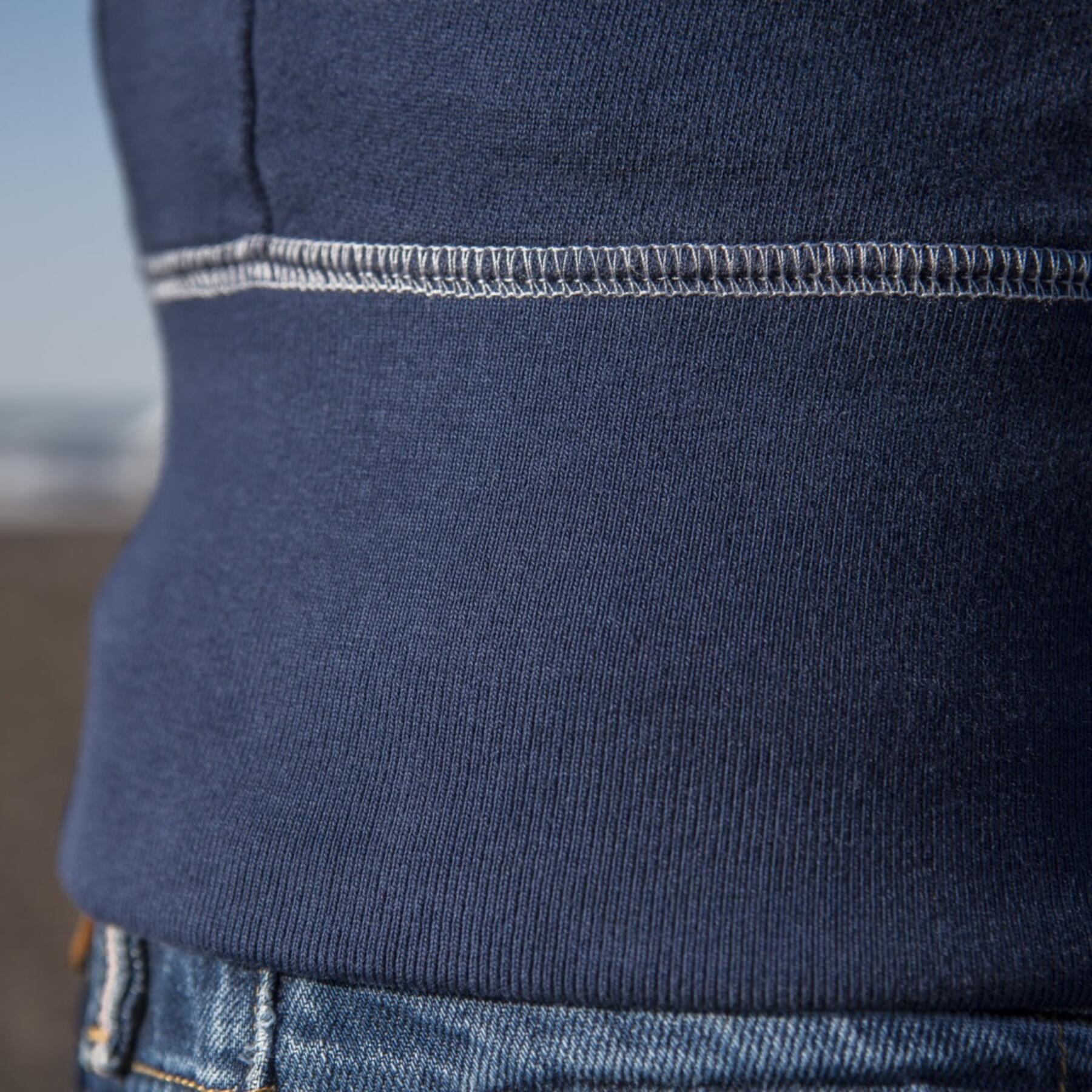 gustin half zip sweatshirt - navy