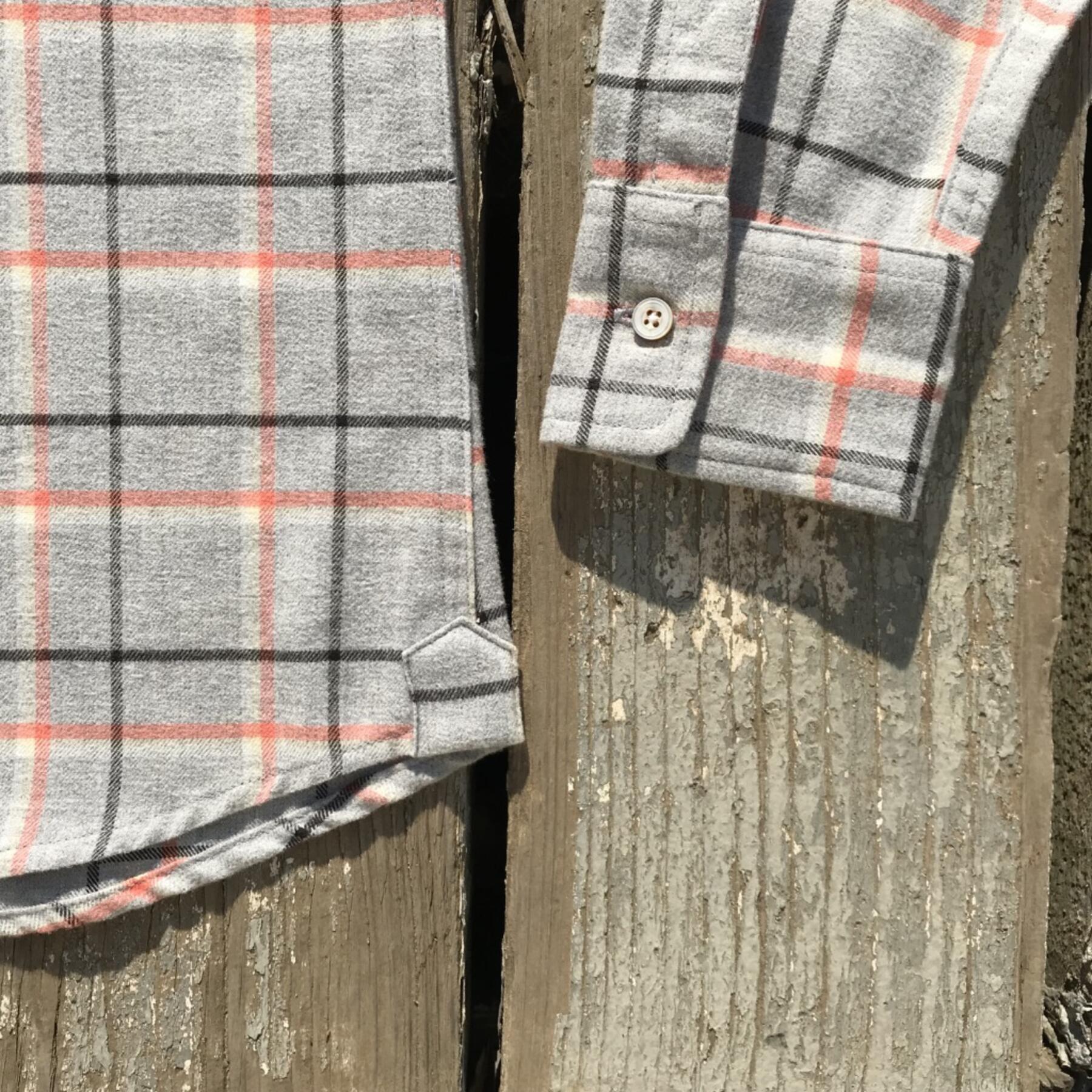 gustin #559 stone orange flannel