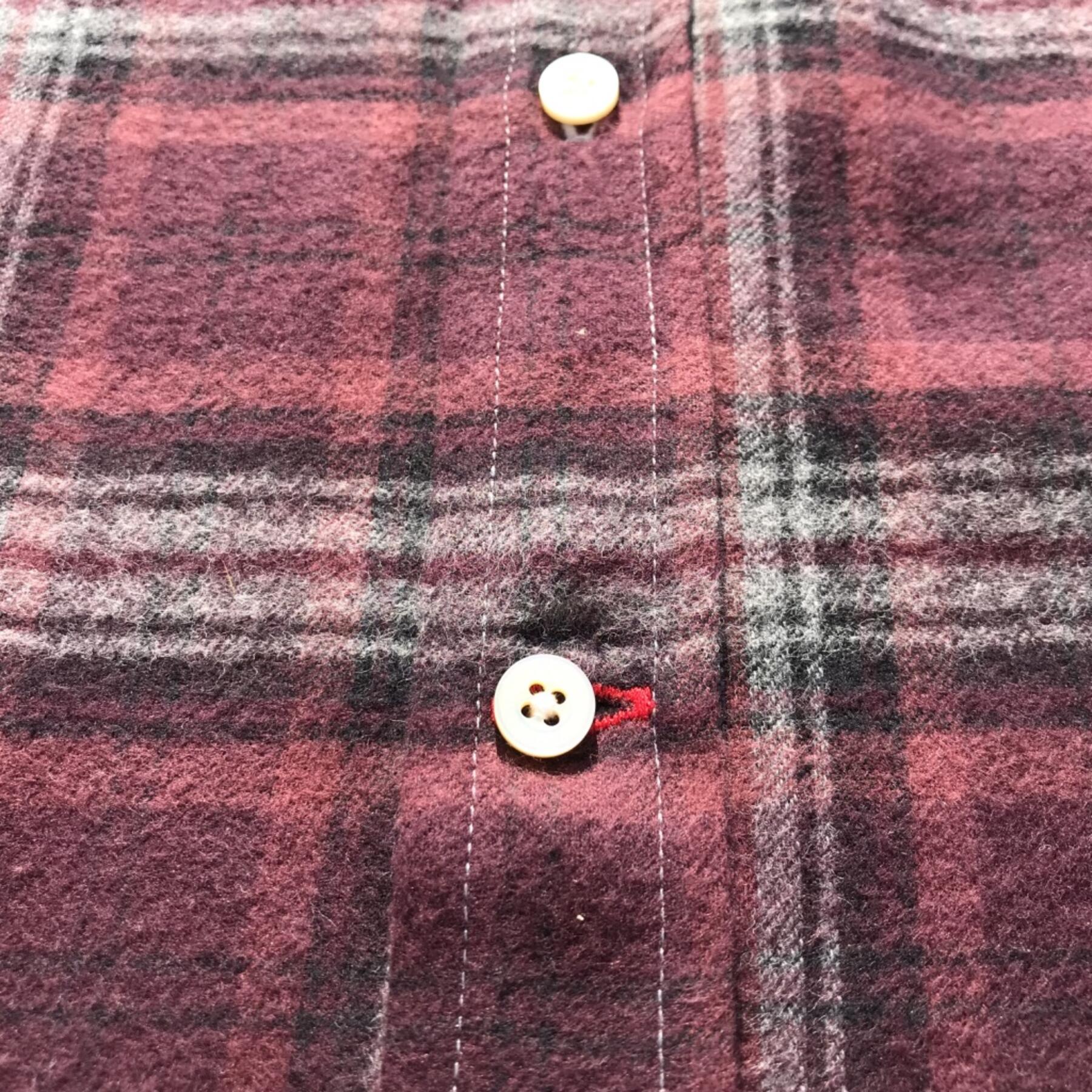 gustin #560 burgundy charcoal flannel