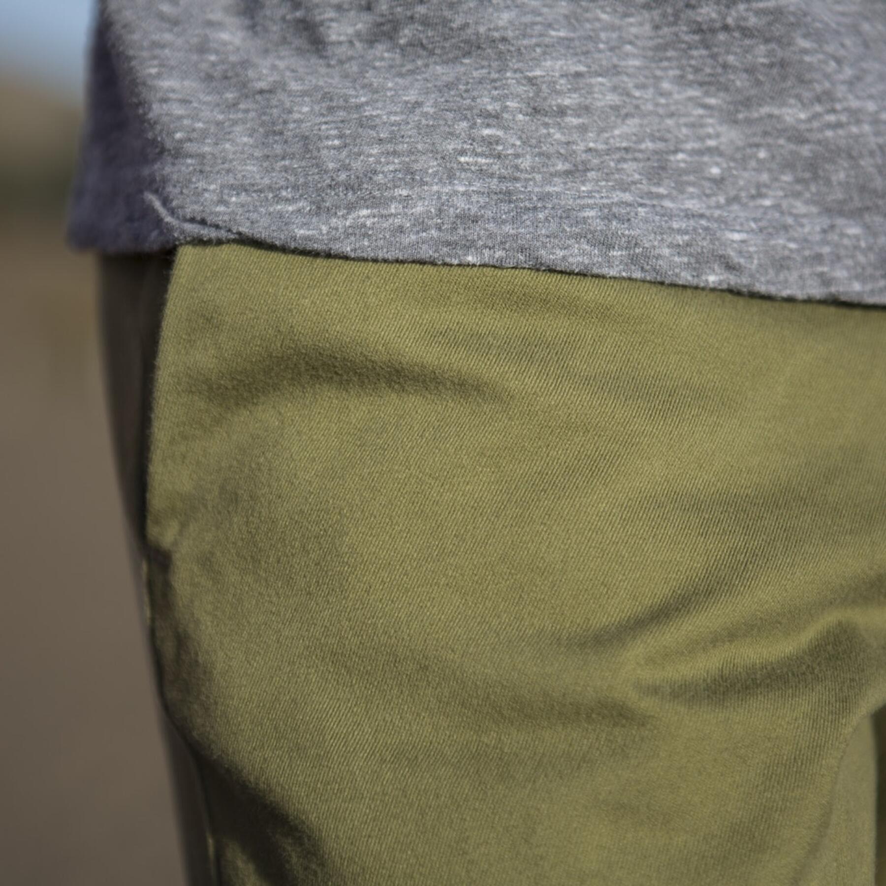 gustin #160 olive wool blend chinos