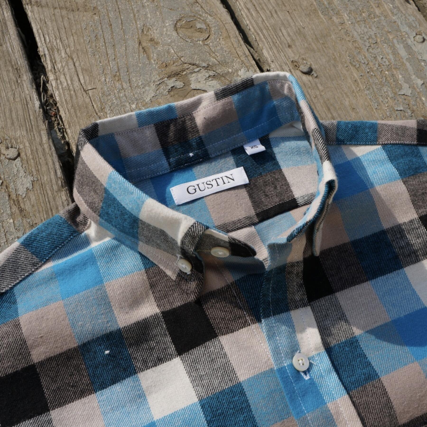 gustin #561 blue vintage check