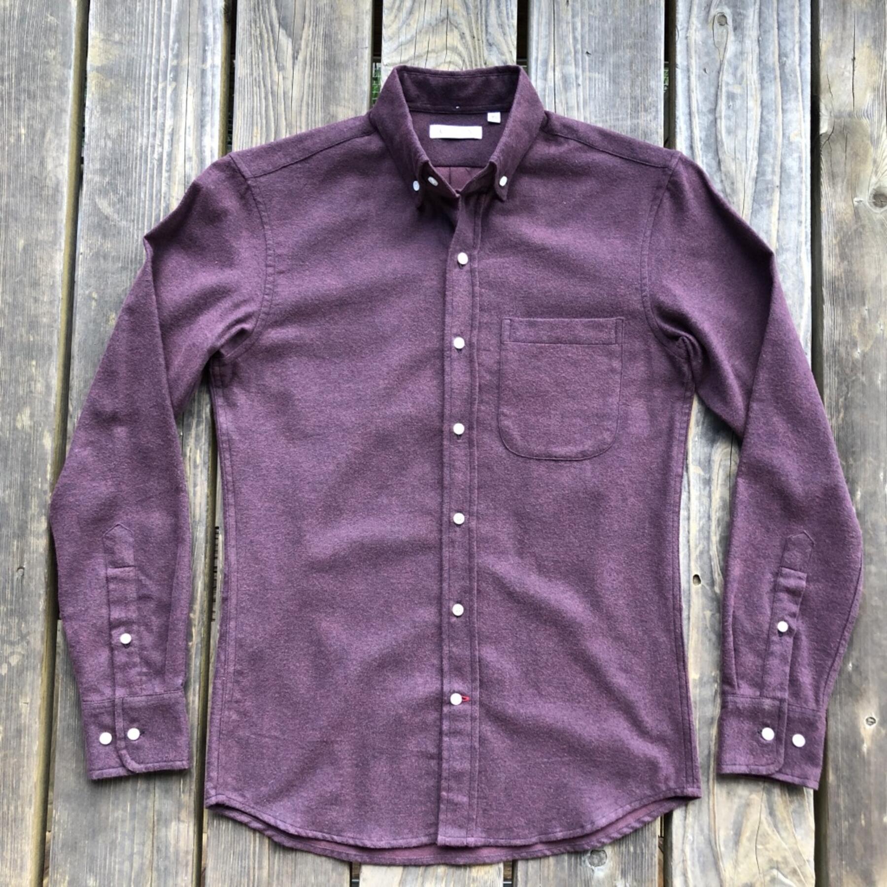 gustin #563 oxblood x black flannel