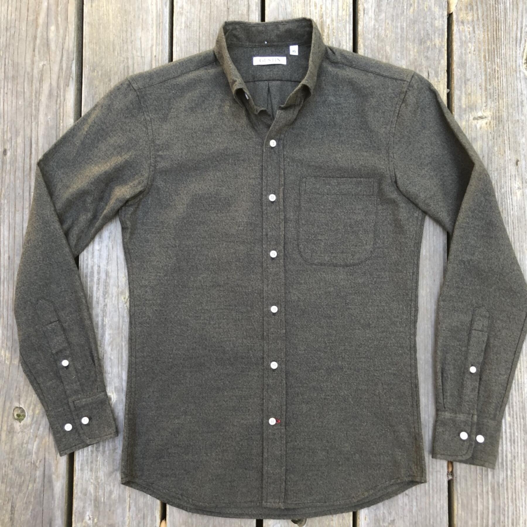 gustin #565 olivexblack flannel