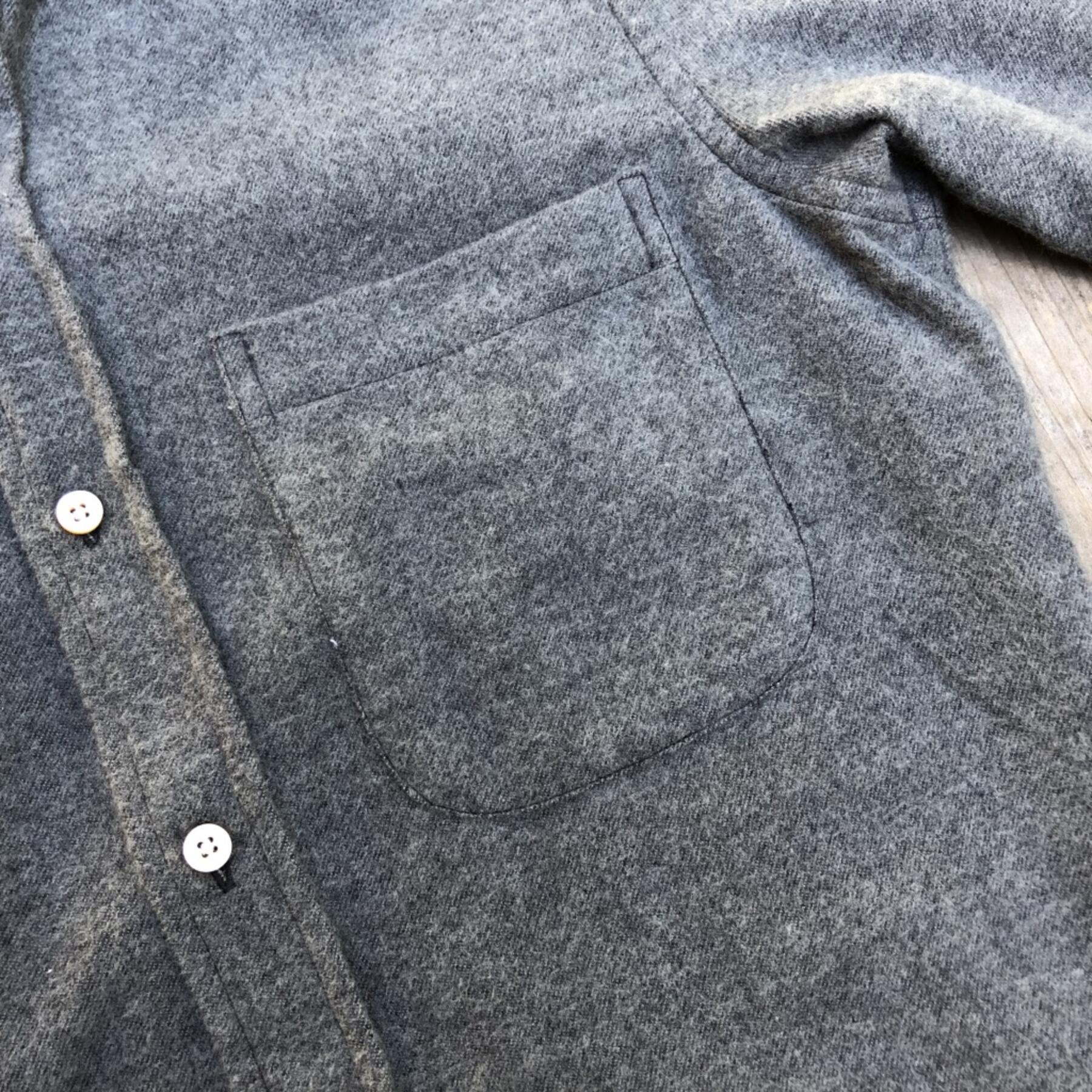 gustin #566 greyxblack flannel