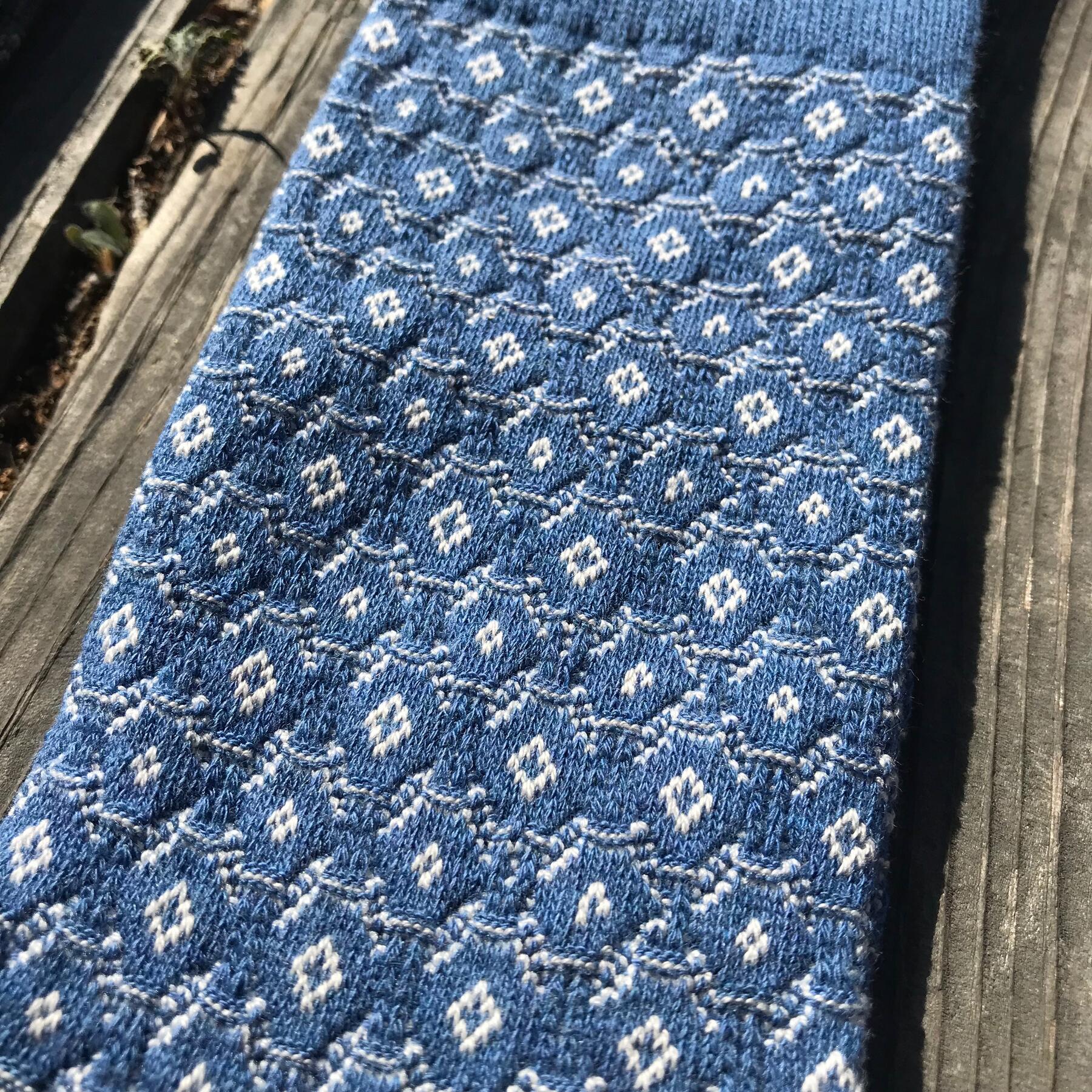 gustin japan diamond jacquard sock 2pk