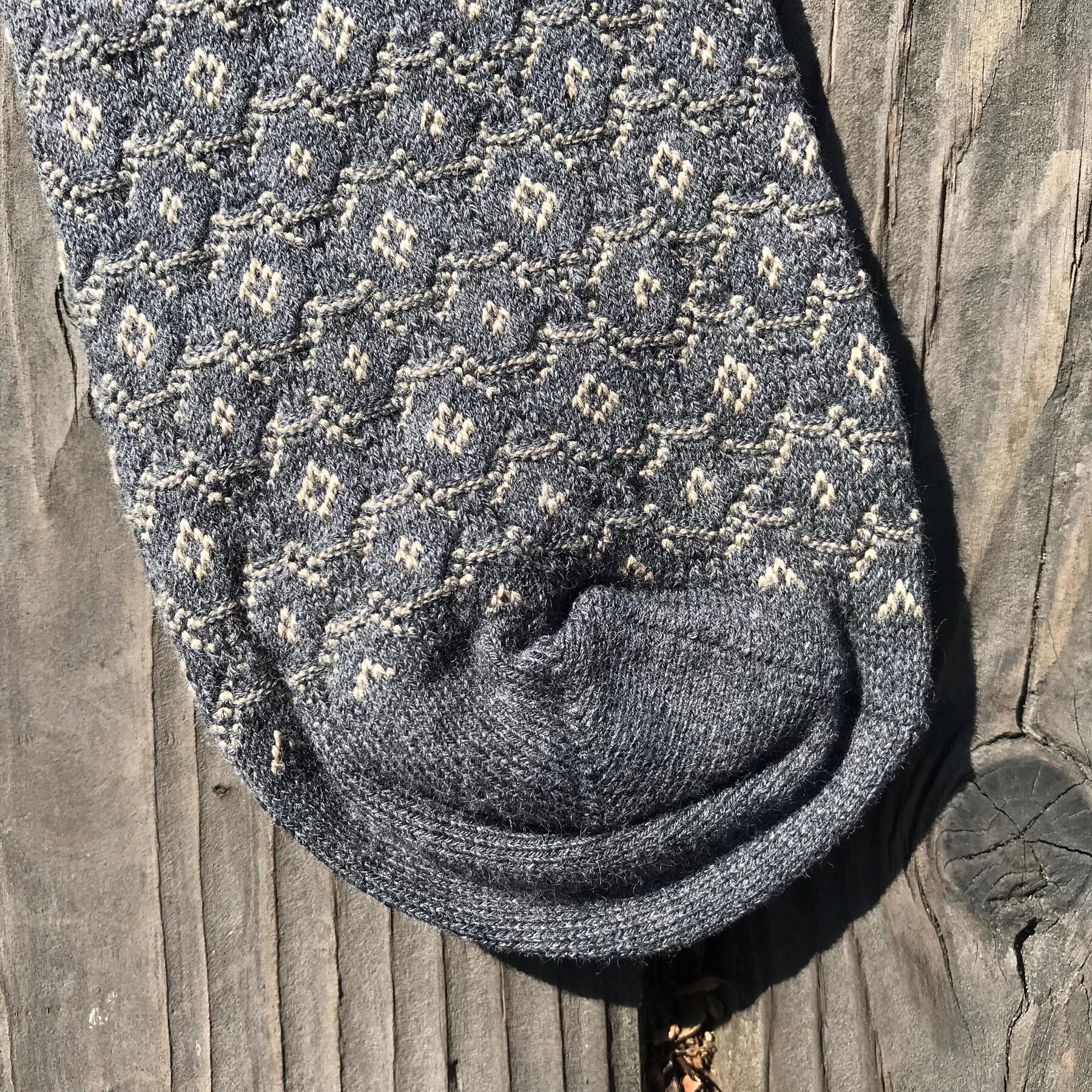 gustin japan diamond jacquard sock 2pk
