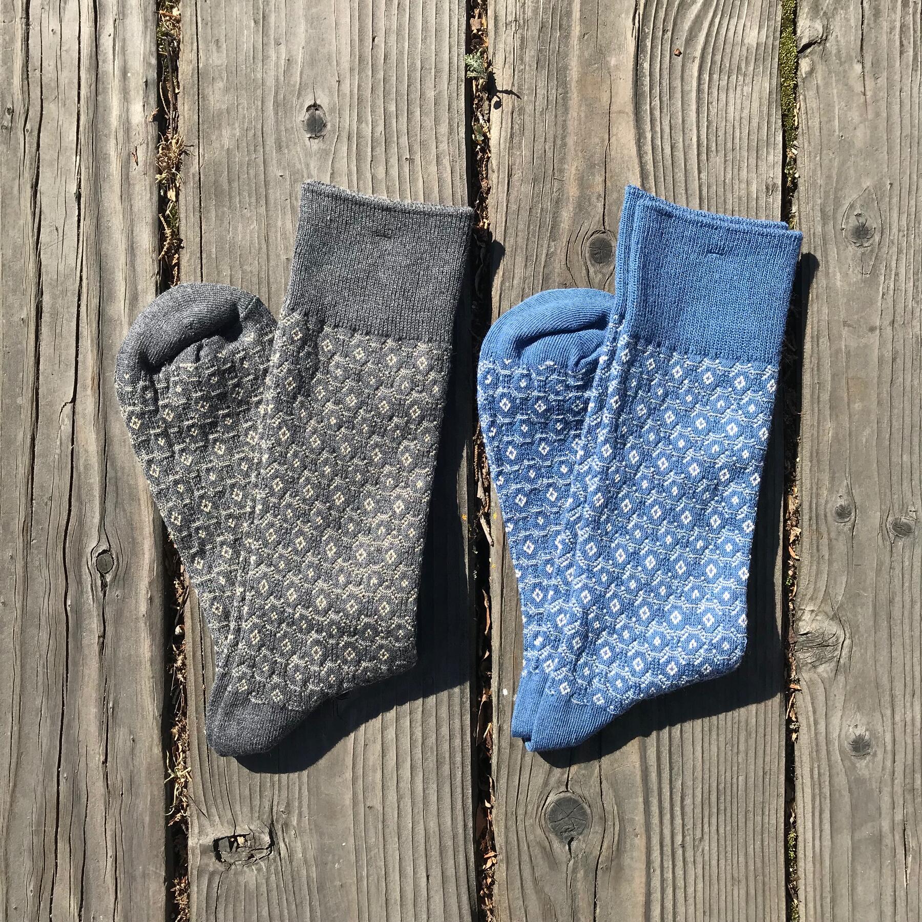gustin japan diamond jacquard sock 2pk