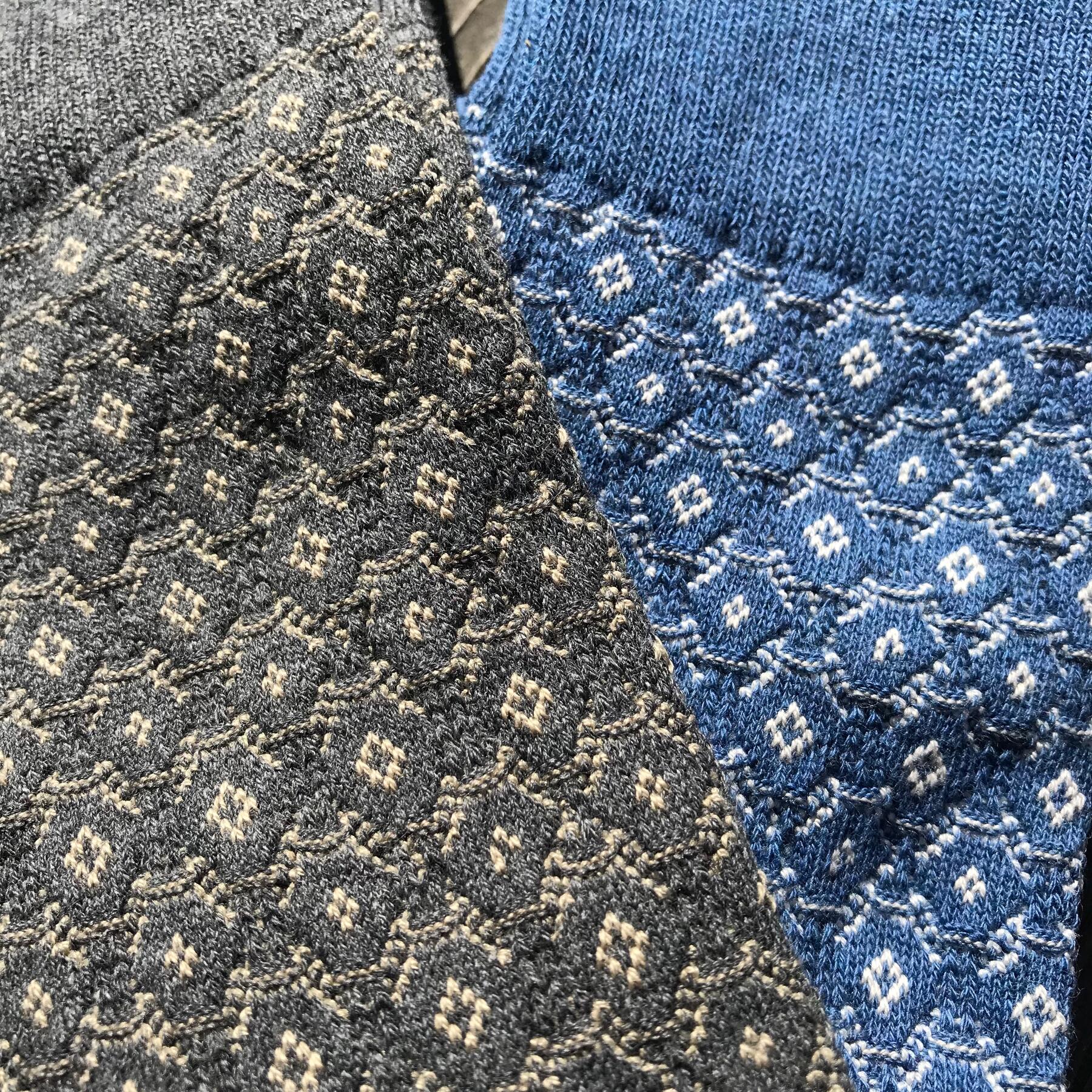 gustin japan diamond jacquard sock 2pk