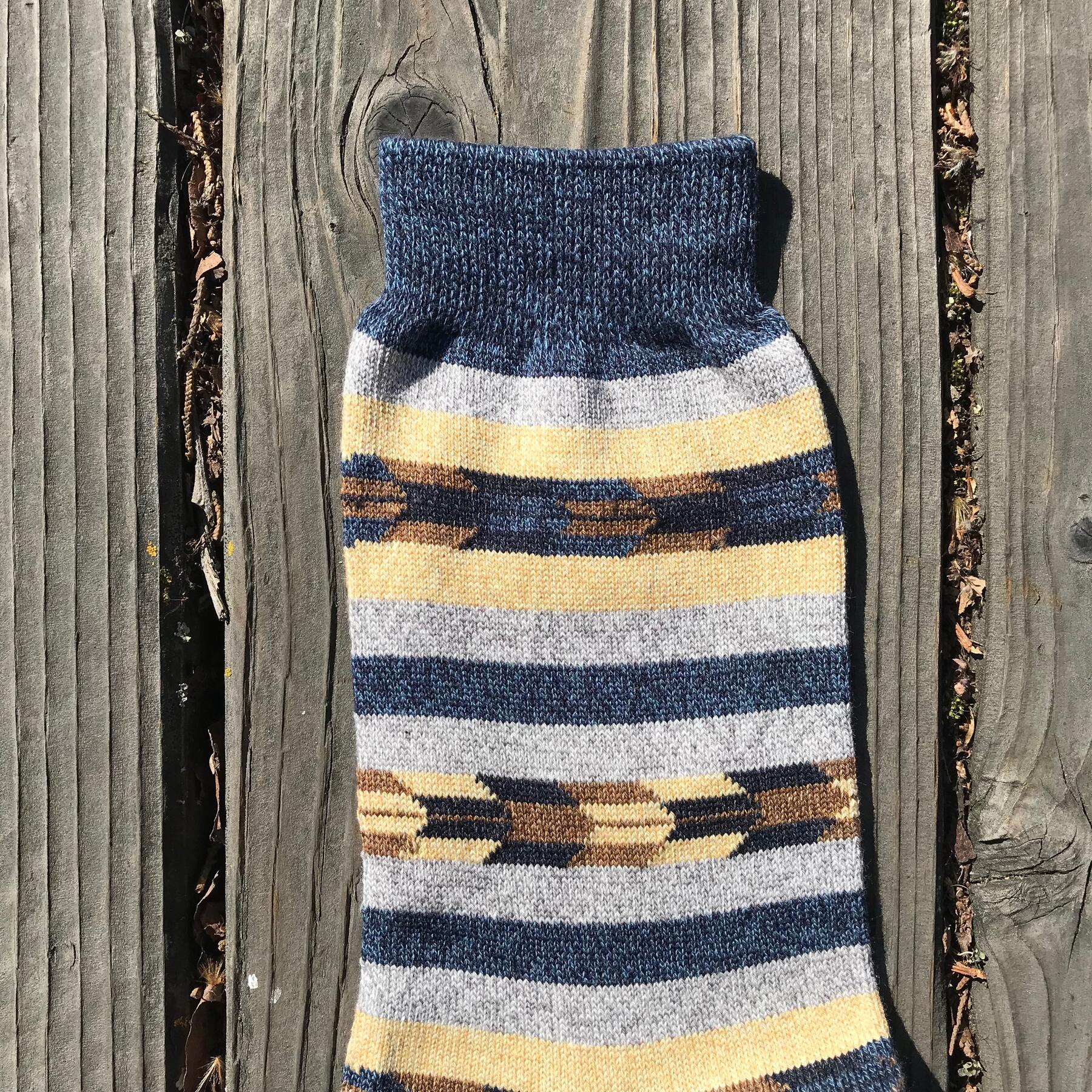 gustin japan arrow stripe sock 2pk