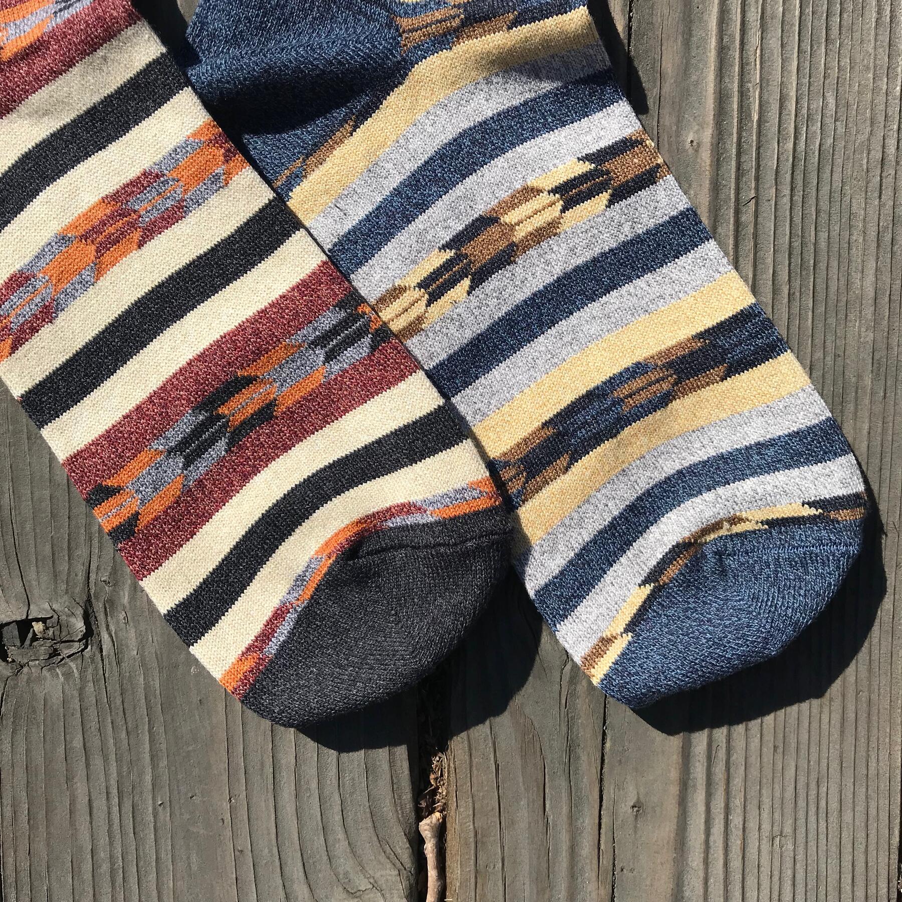 gustin japan arrow stripe sock 2pk