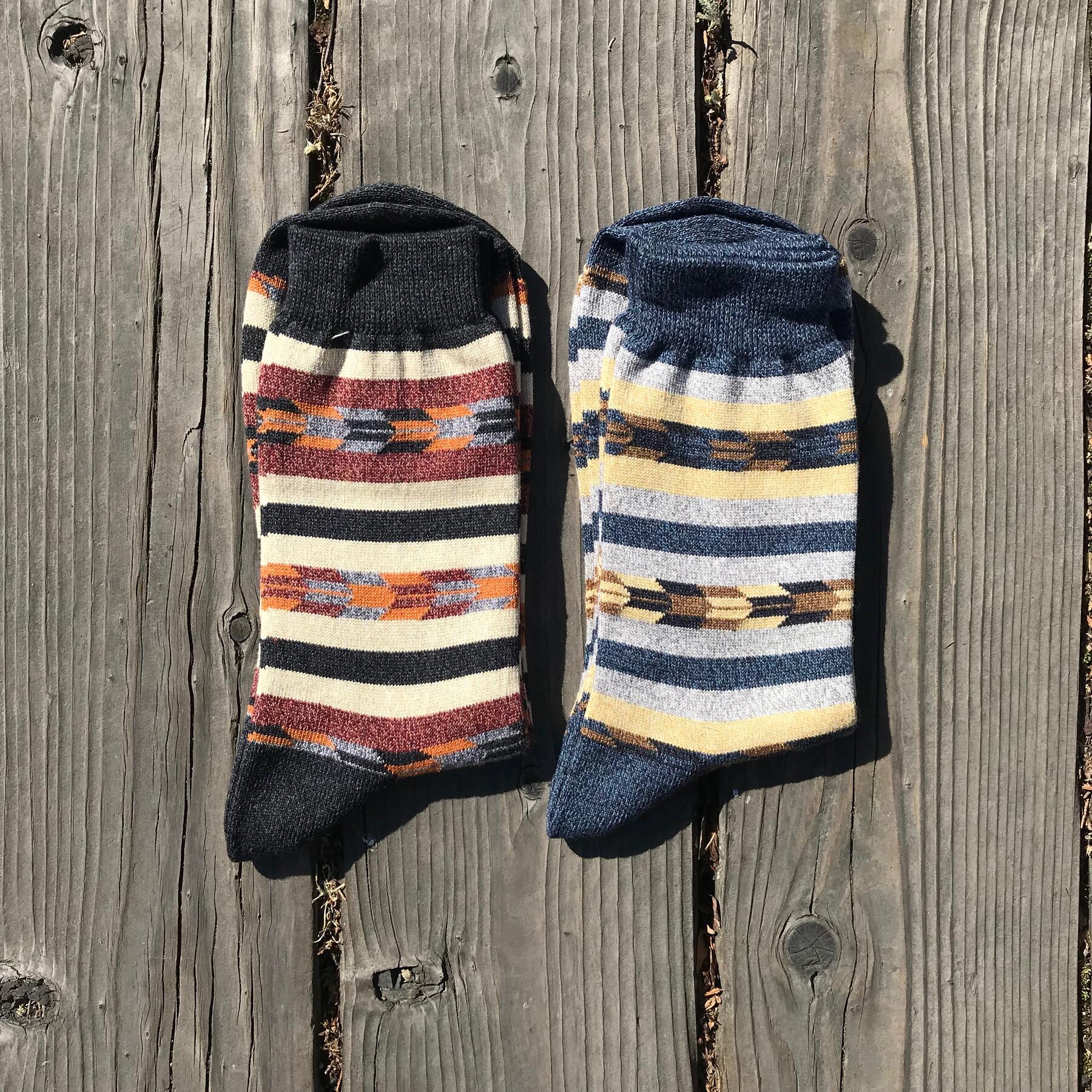 gustin japan arrow stripe sock 2pk
