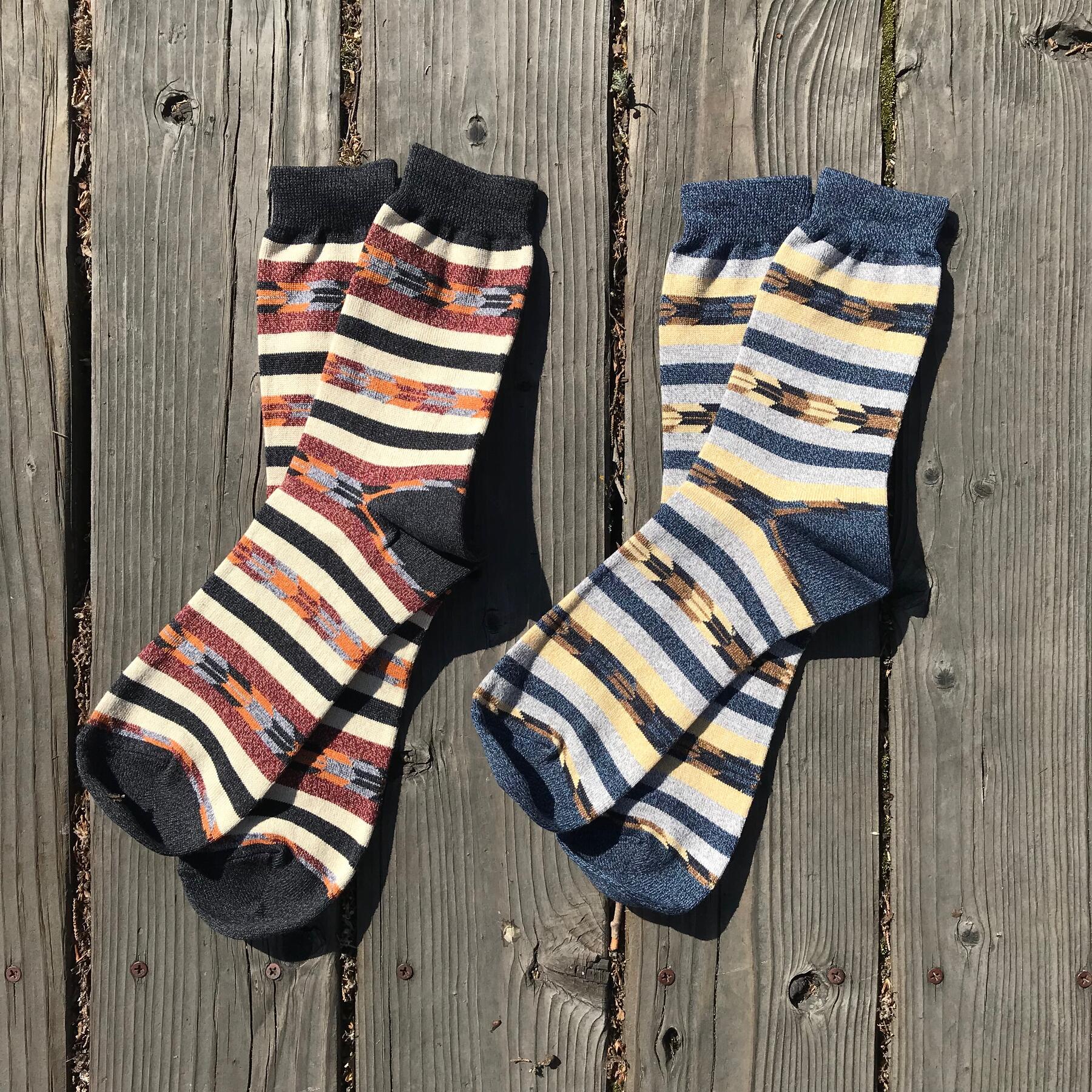 gustin japan arrow stripe sock 2pk