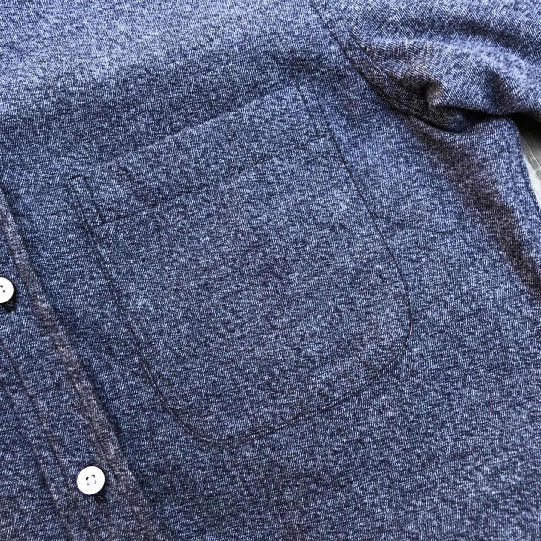 gustin #567 indigo heather flannel
