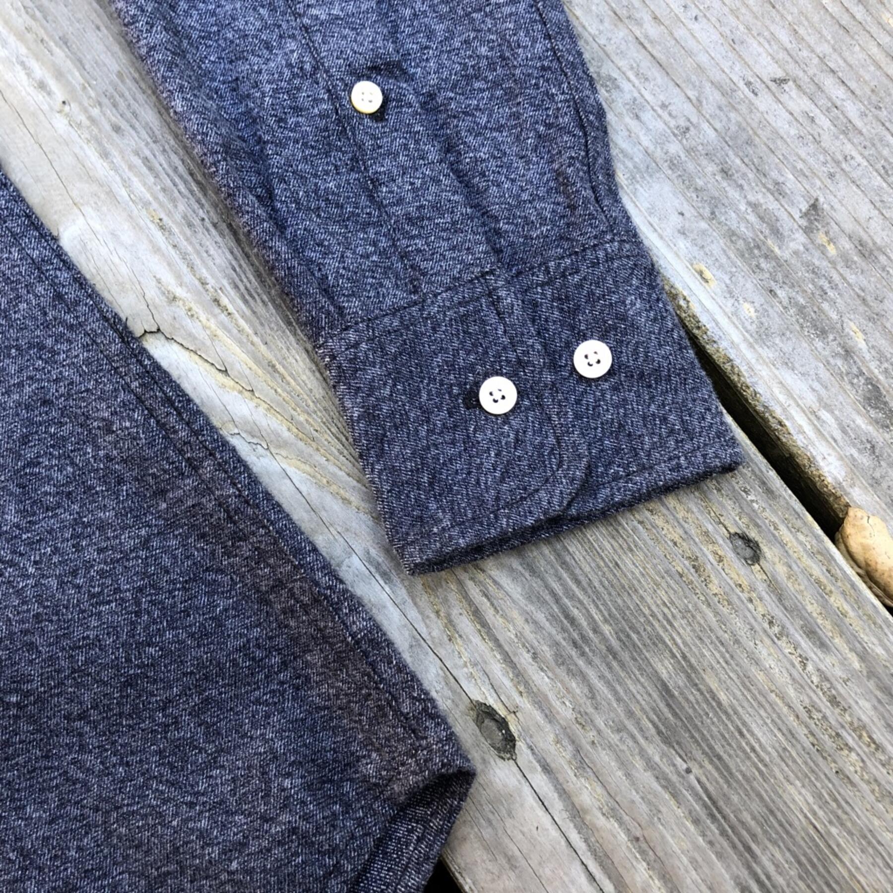 gustin #567 indigo heather flannel