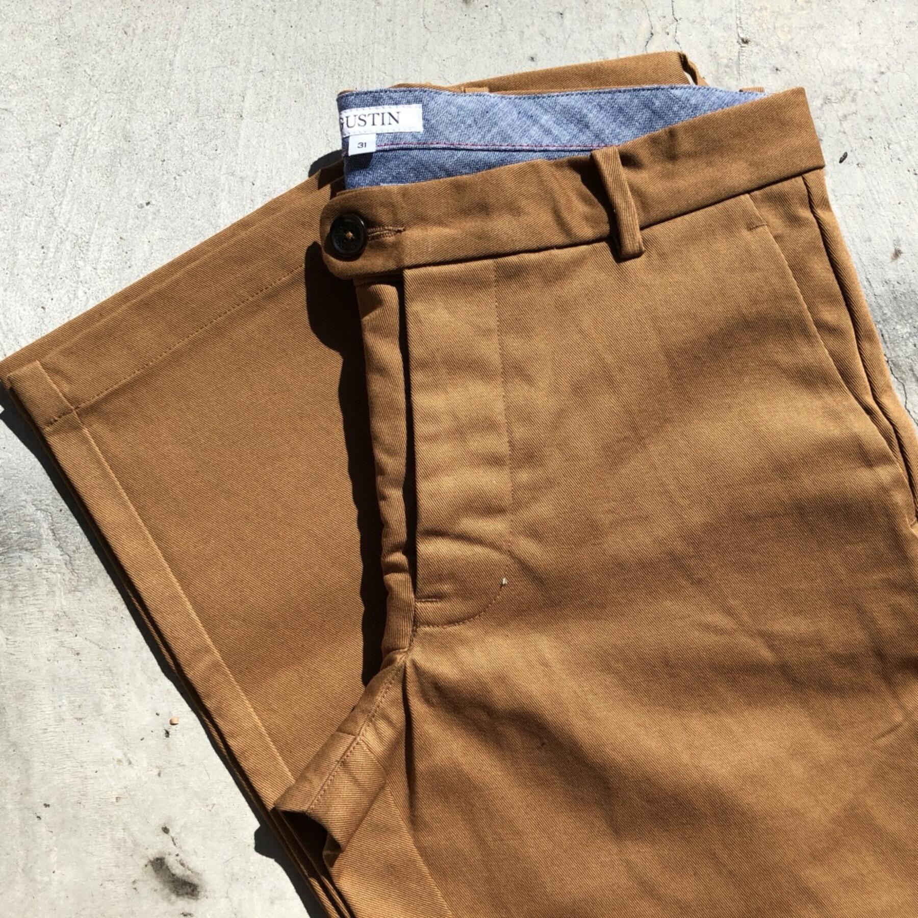 gustin #157 american gold brown chinos