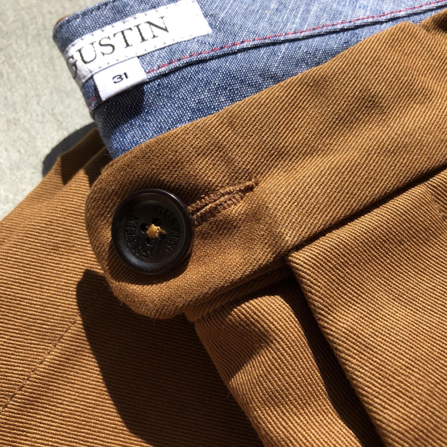 gustin #157 american gold brown chinos