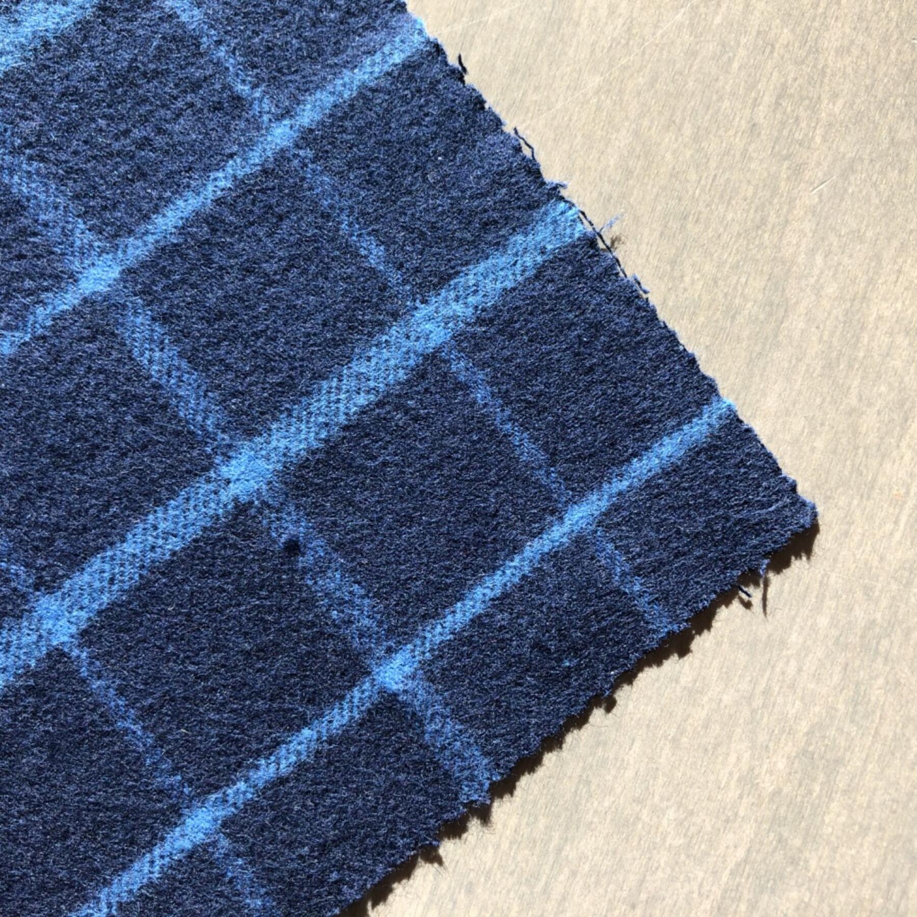 gustin #568 dark indigo grid flannel