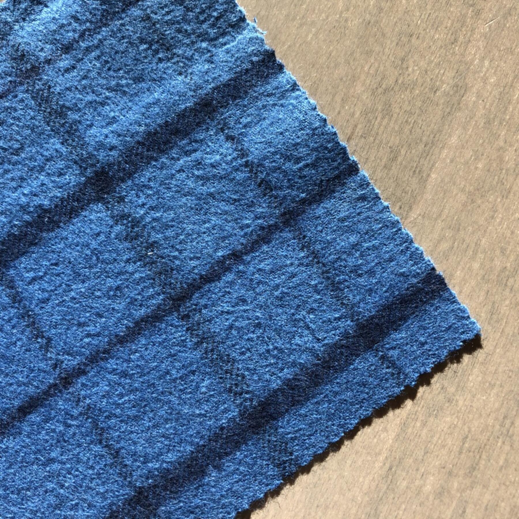 gustin #569 bright indigo grid flannel