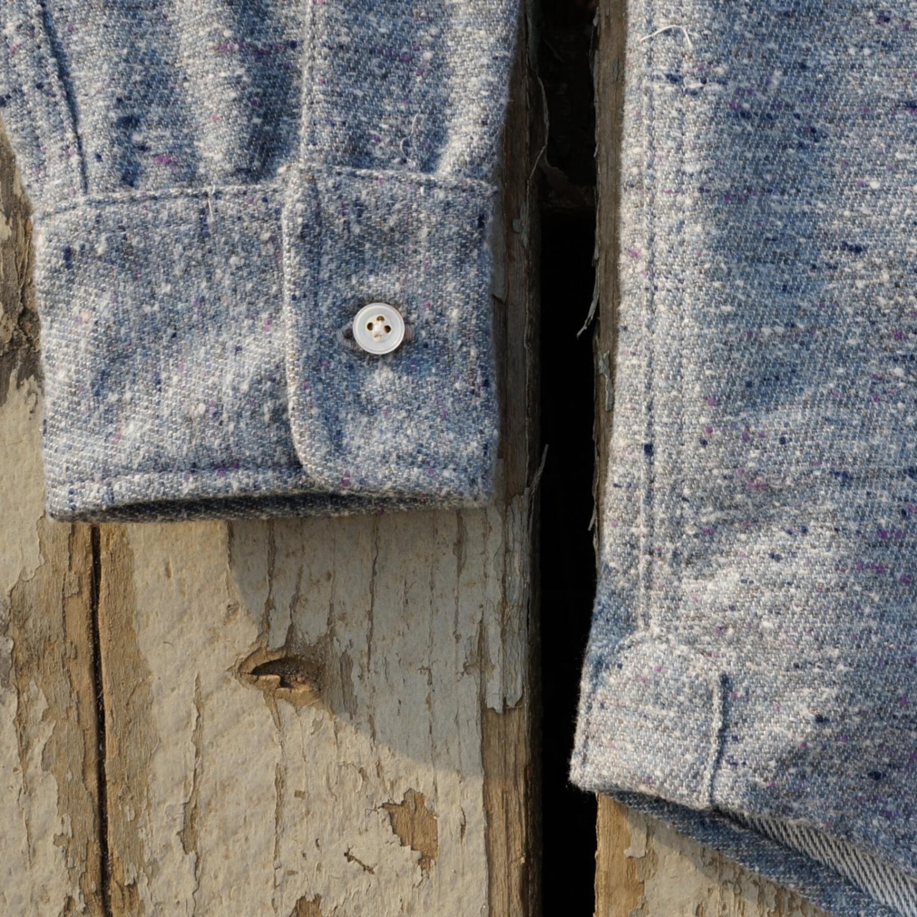 gustin #568 dark indigo grid flannel