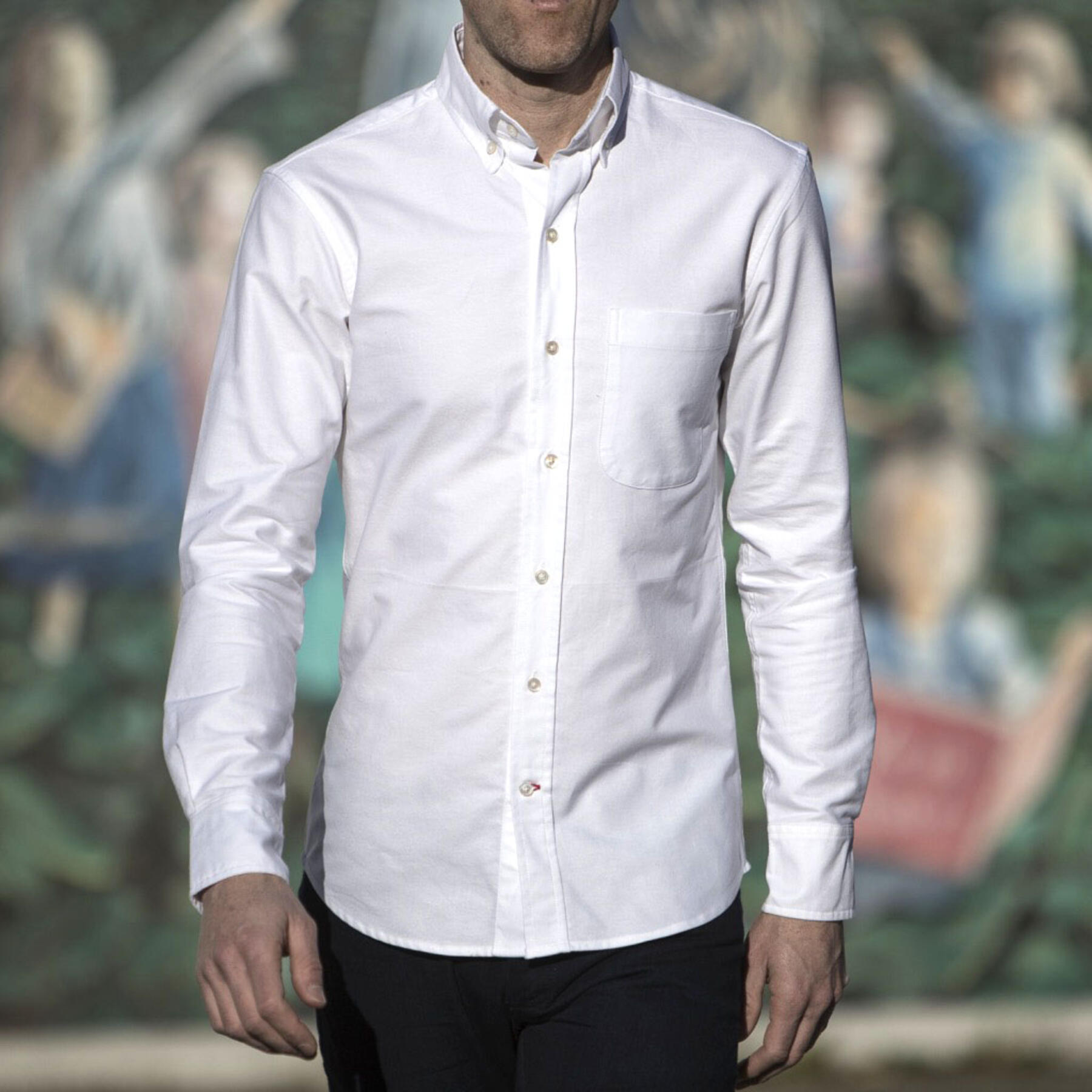 gustin #4 japan white oxford