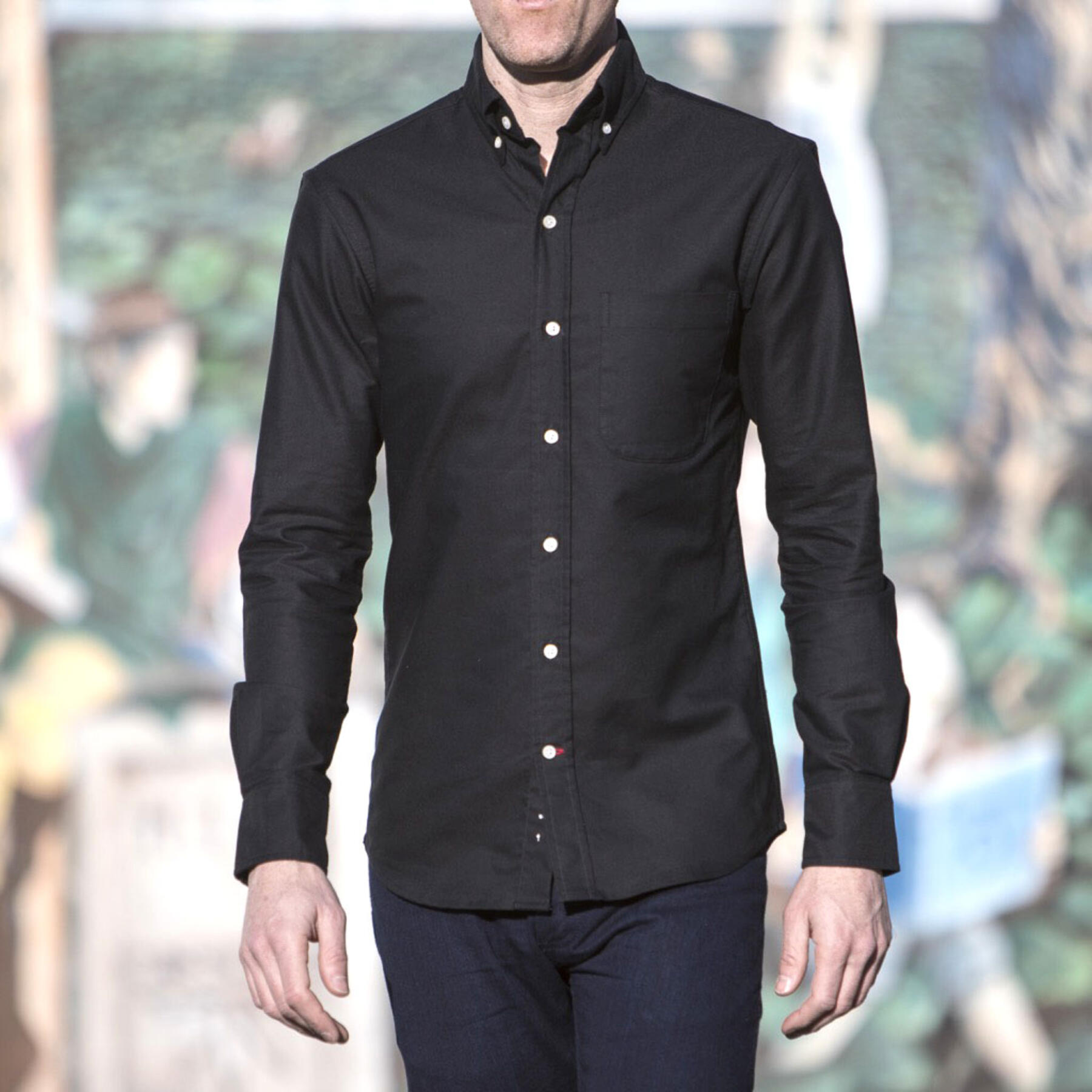 gustin #130 japan black oxford