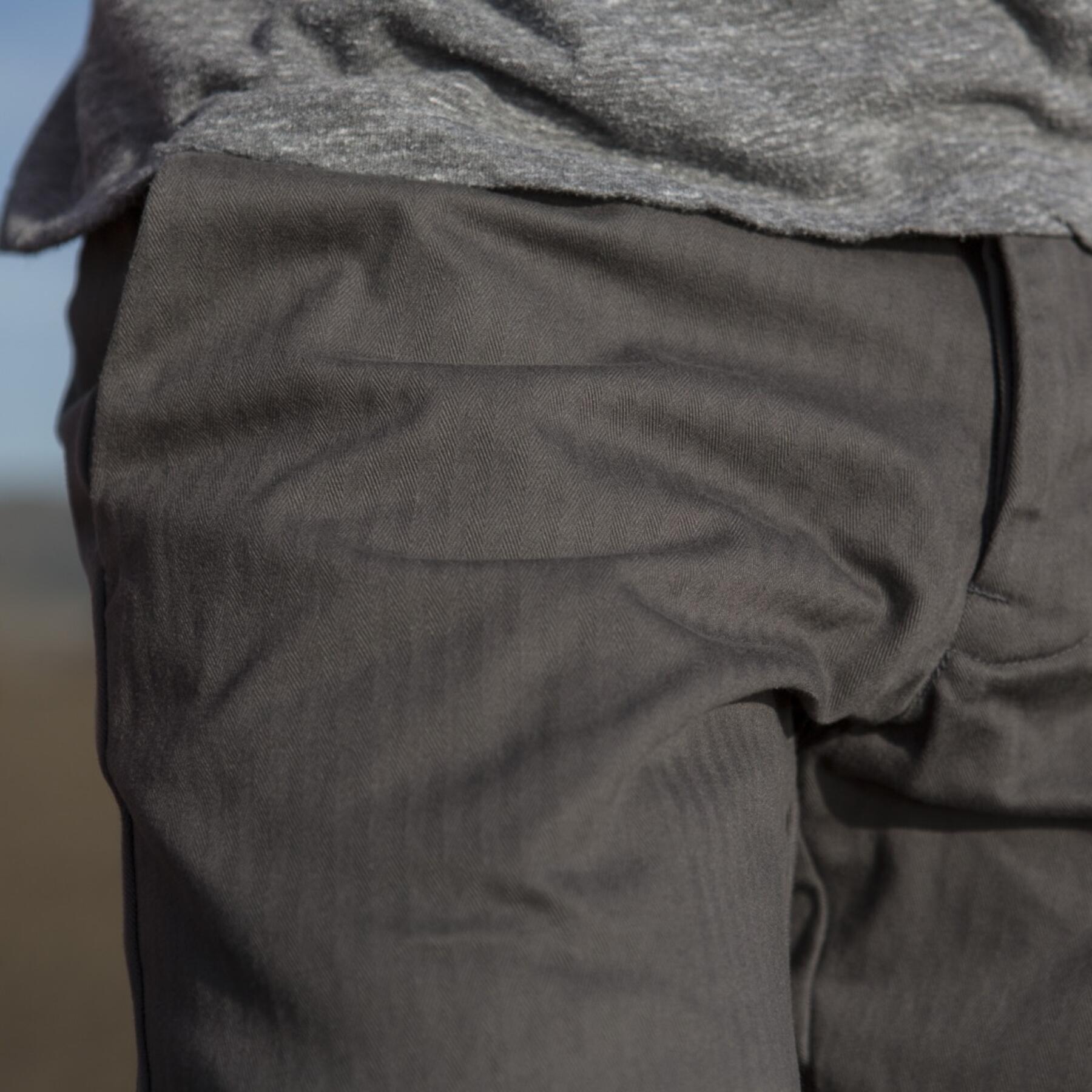 gustin #165 american herringbone chinos - charcoal