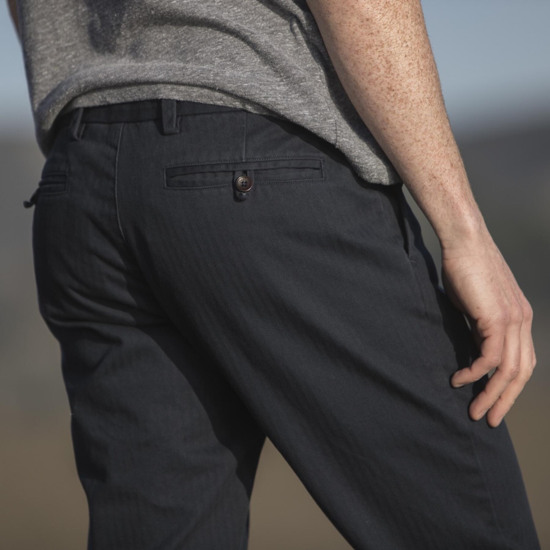 gustin #166 american herringbone chinos - navy
