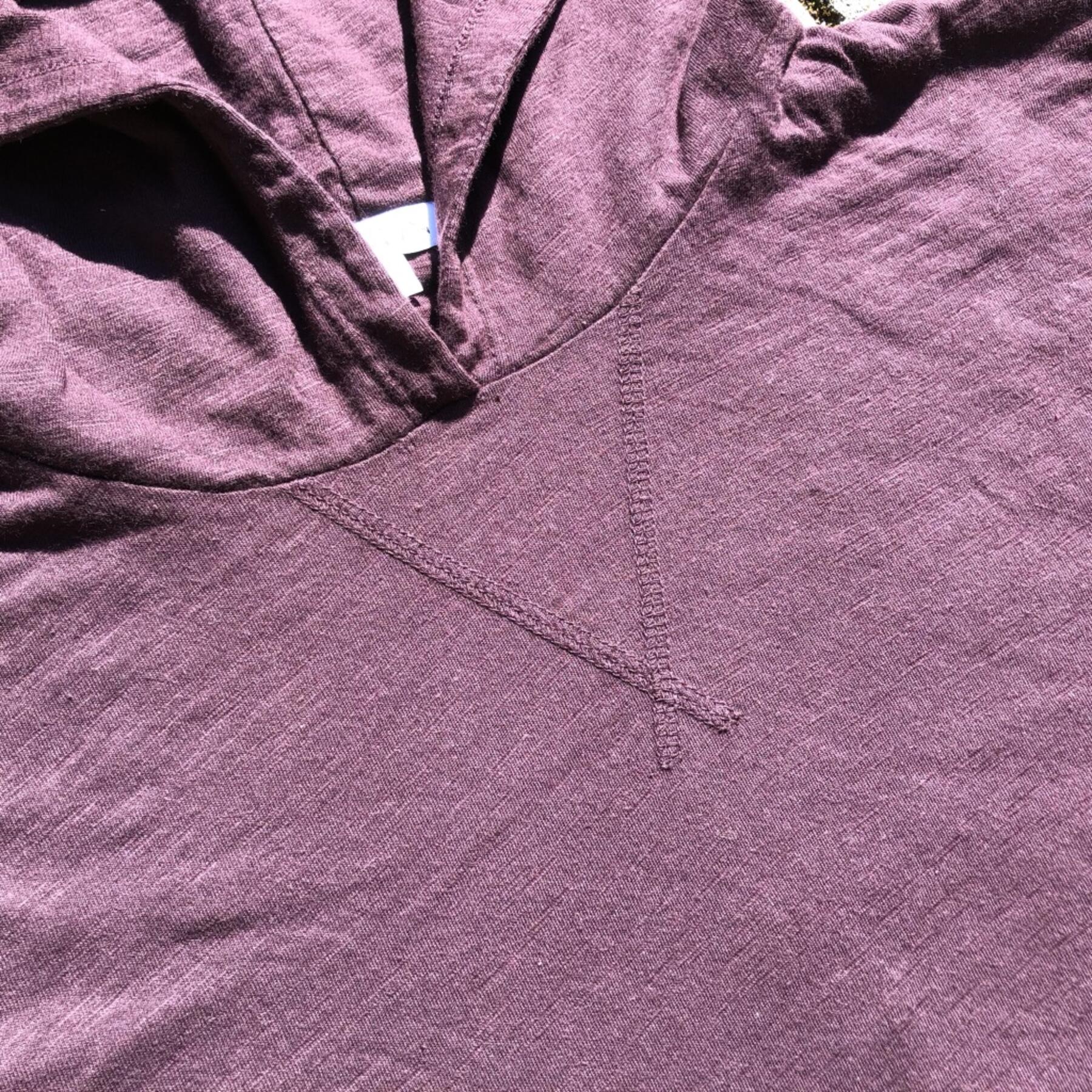 gustin superlight hooded sweatshirt - oxblood