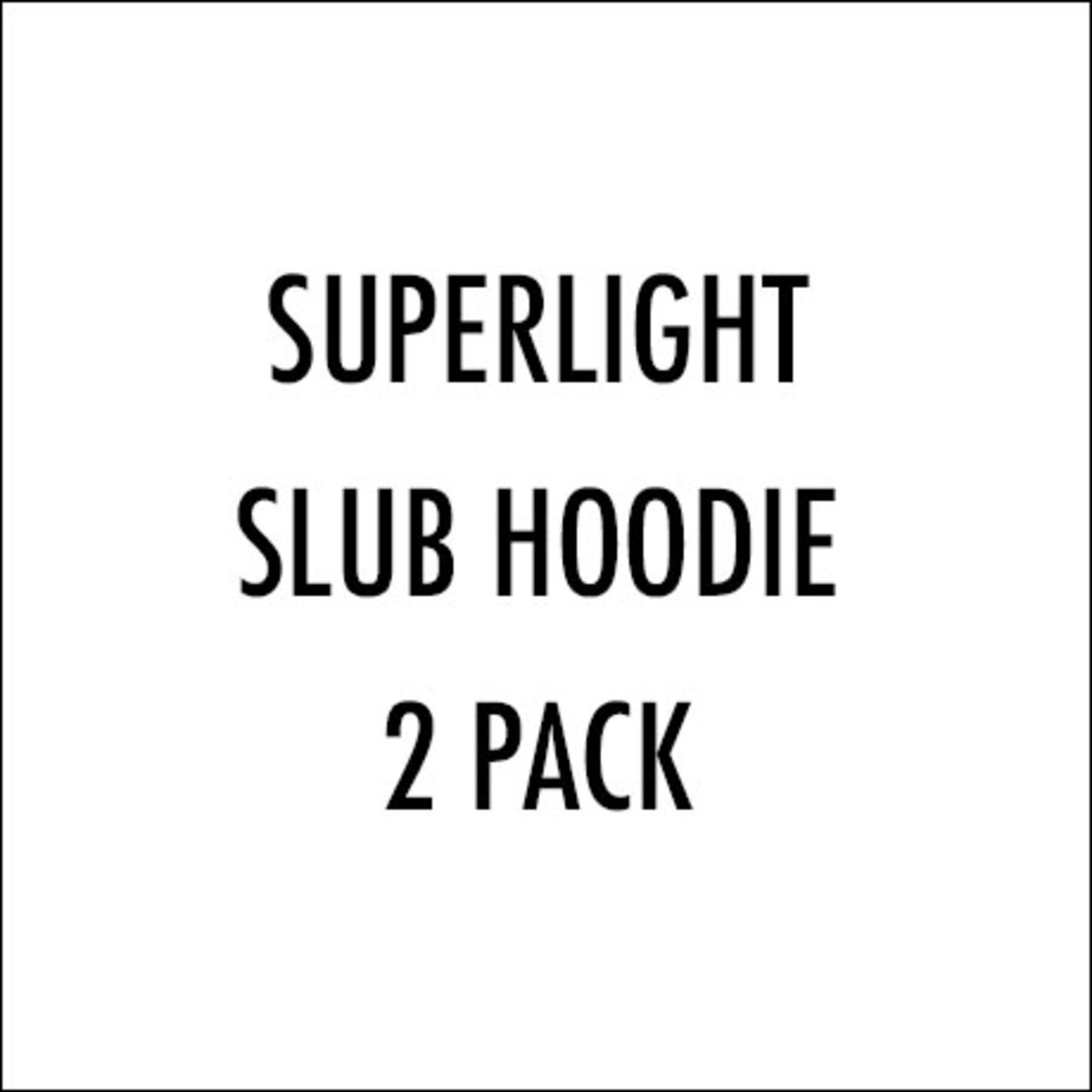 gustin superlight slub hoodie - 2 pack