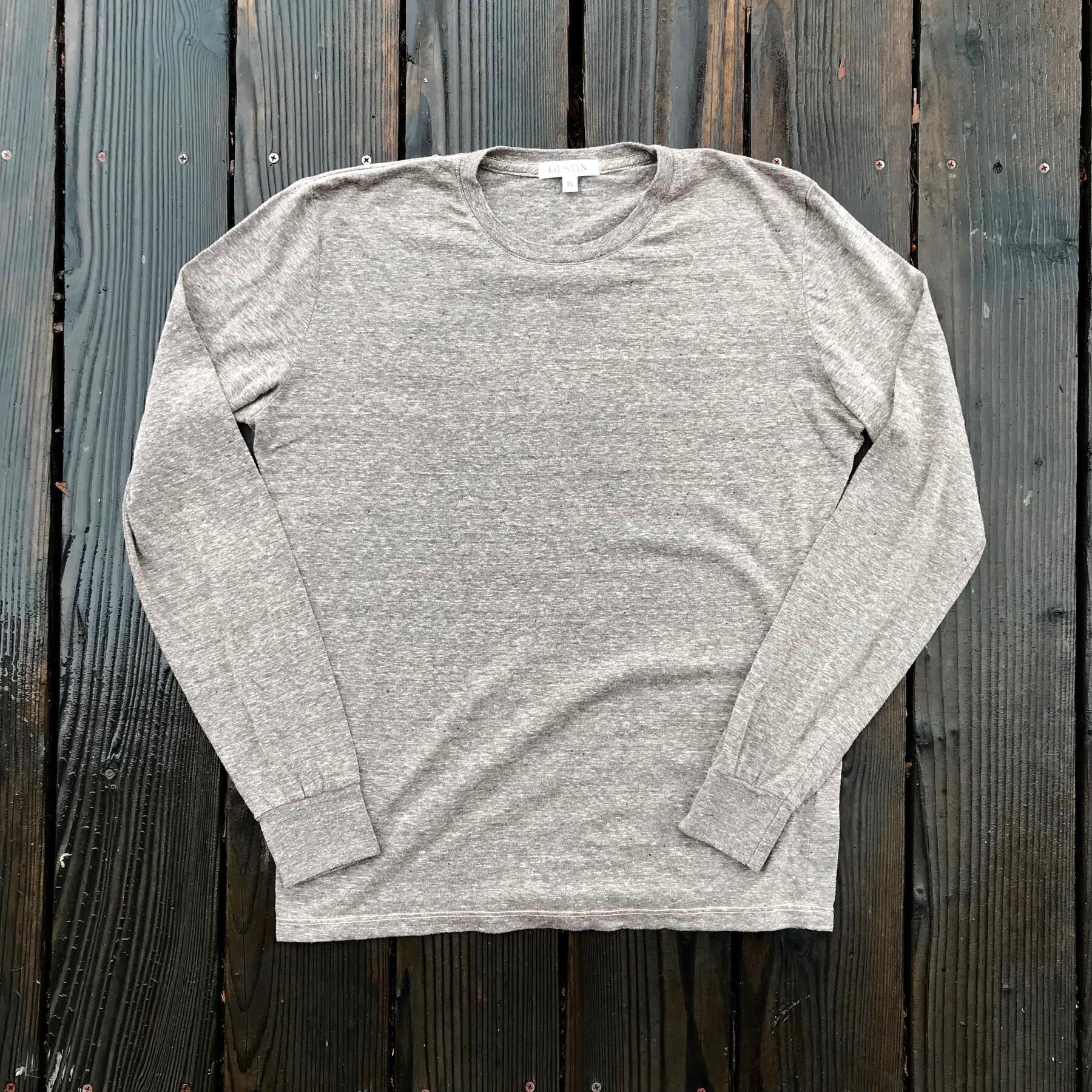 gustin usa heather long sleeve t-shirt 10pk