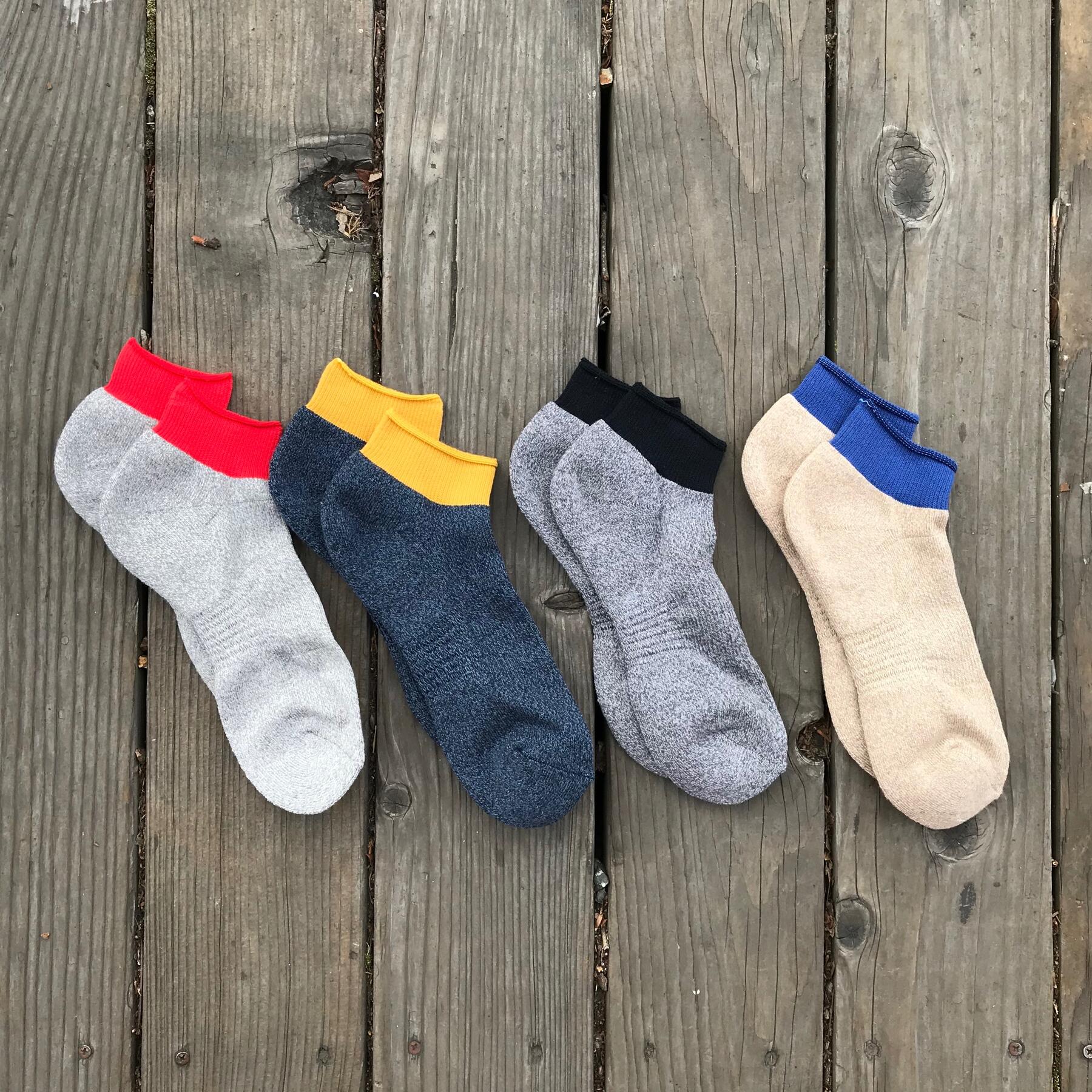 gustin japan pile ankle sock 4pk