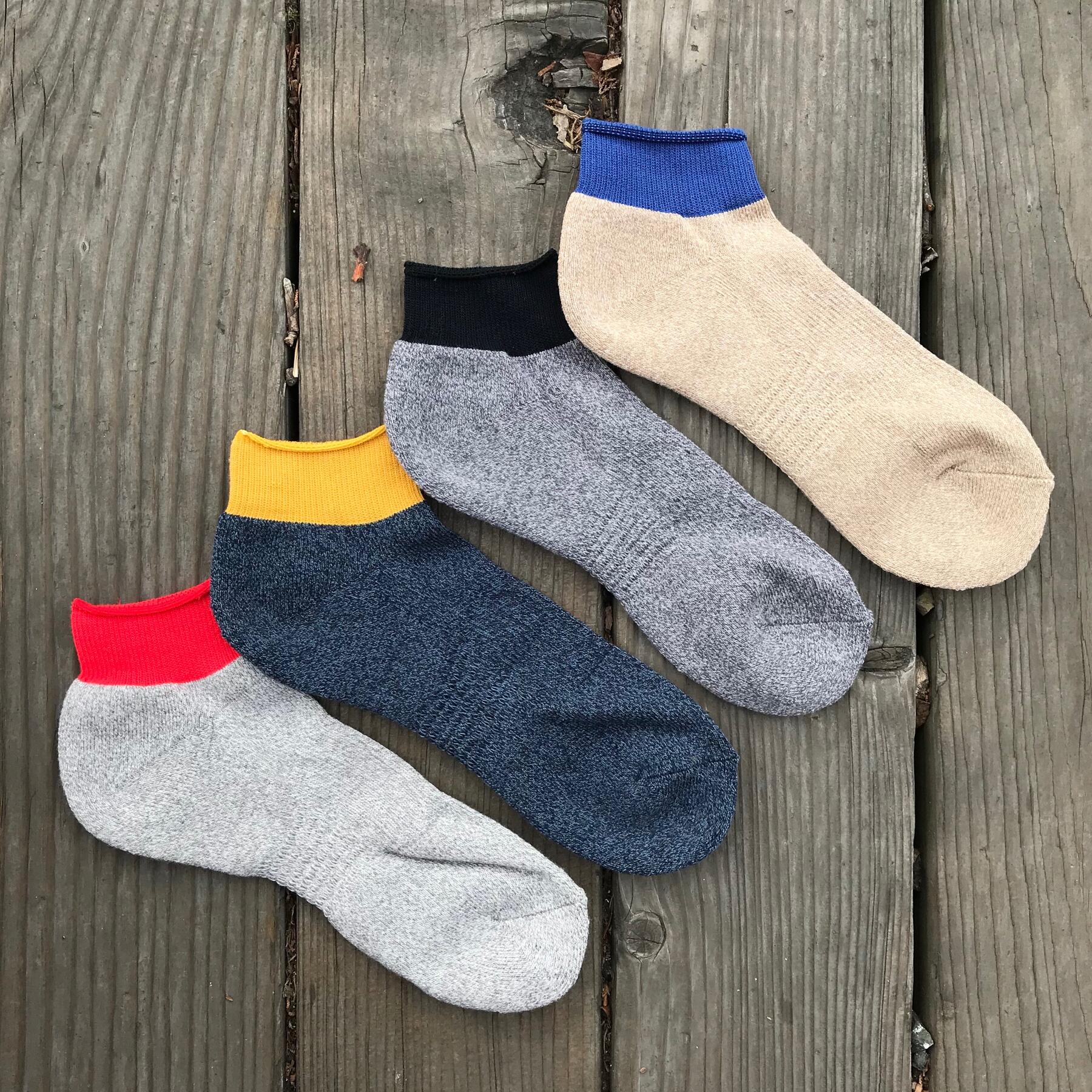 gustin japan pile ankle sock 4pk